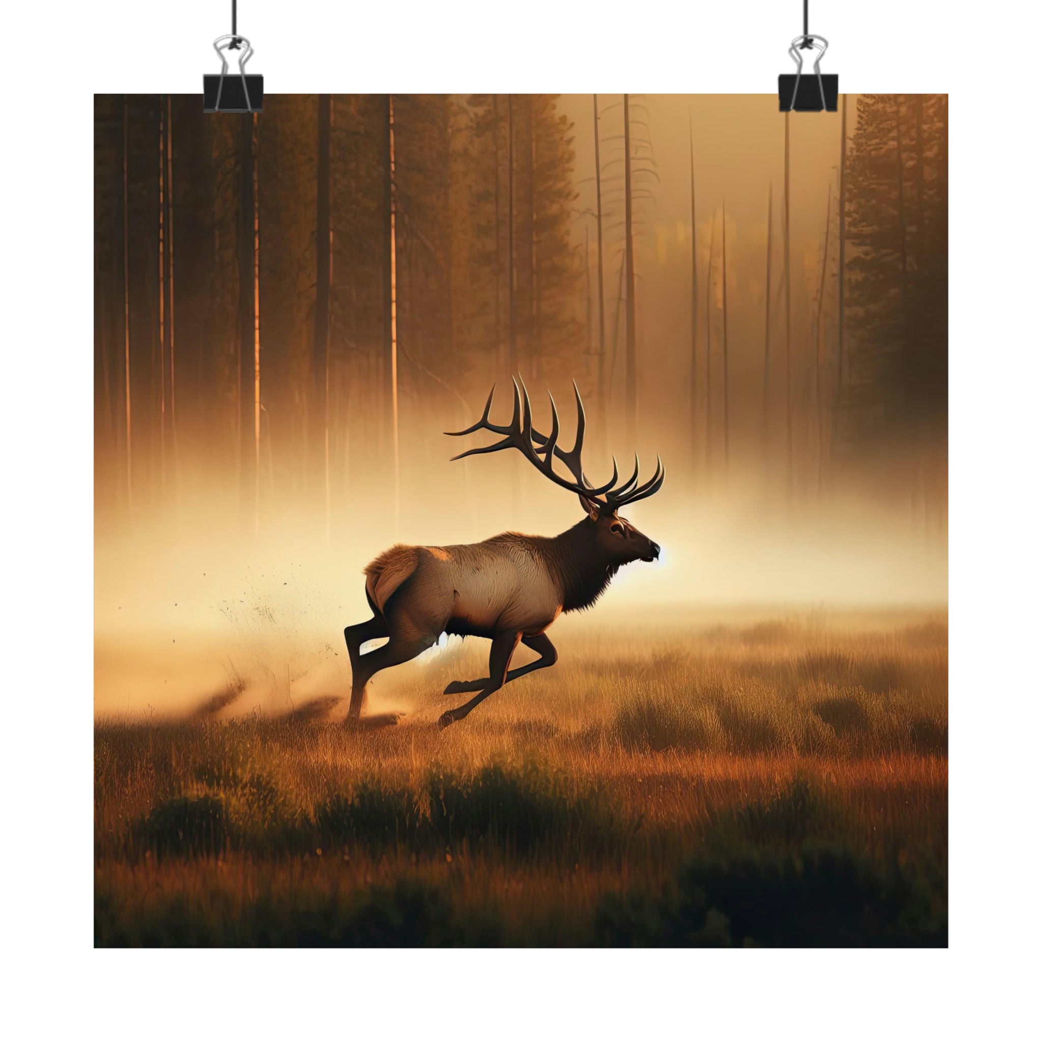 Through the Haze of Dust Poster
