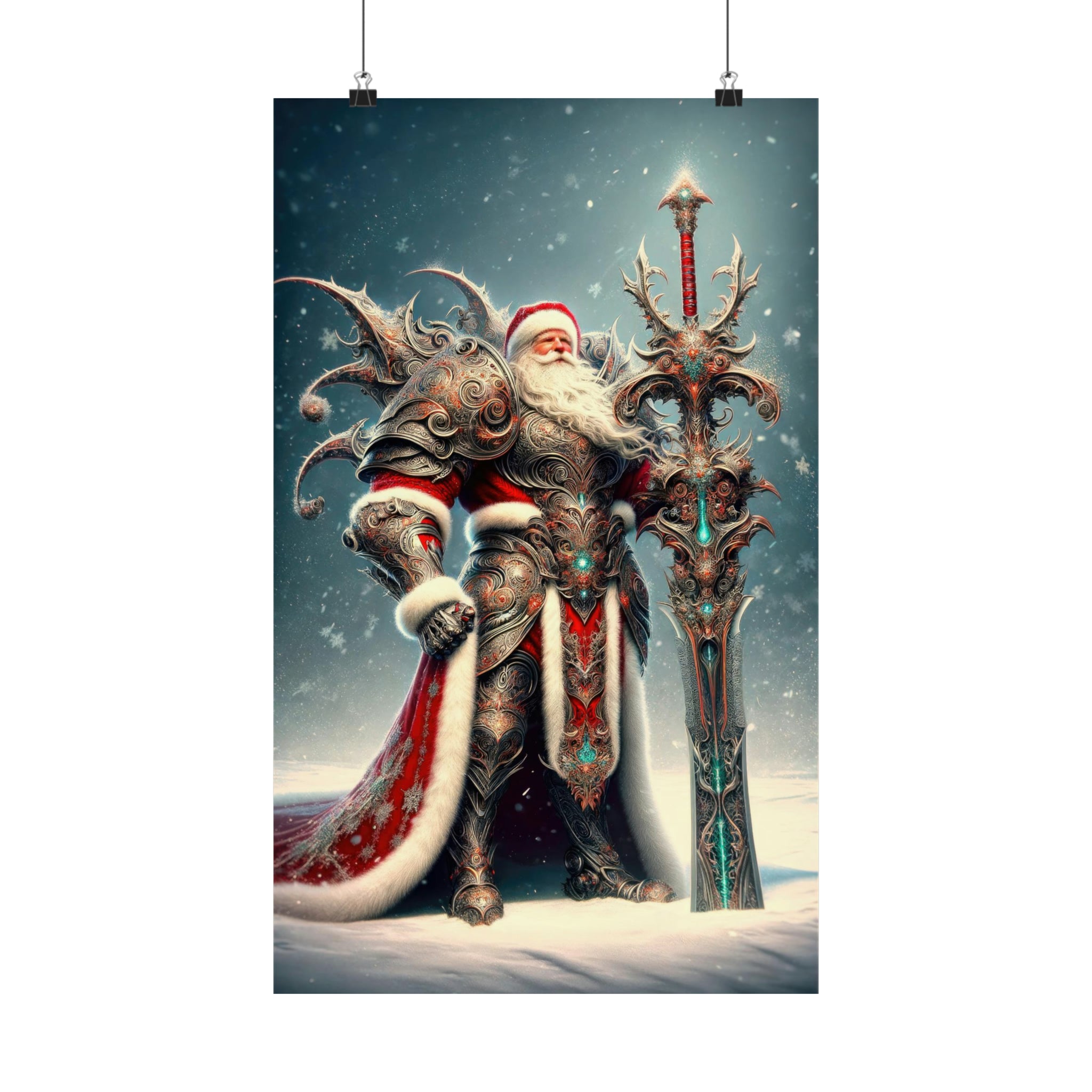 Santa the Valiant Poster