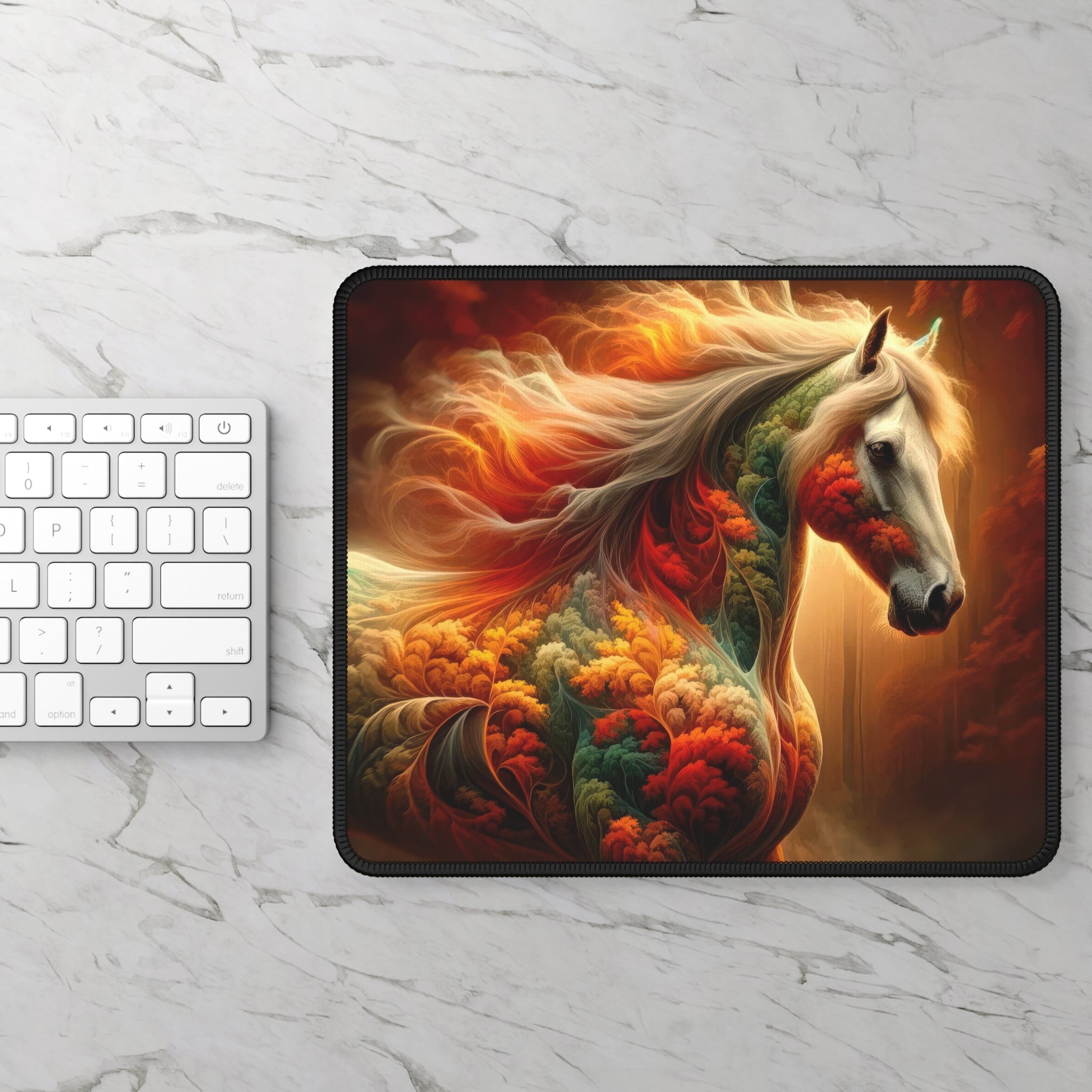 The Equine Illusion Gaming Mouse Pad