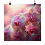 A Serenade of Orchid Colors Poster