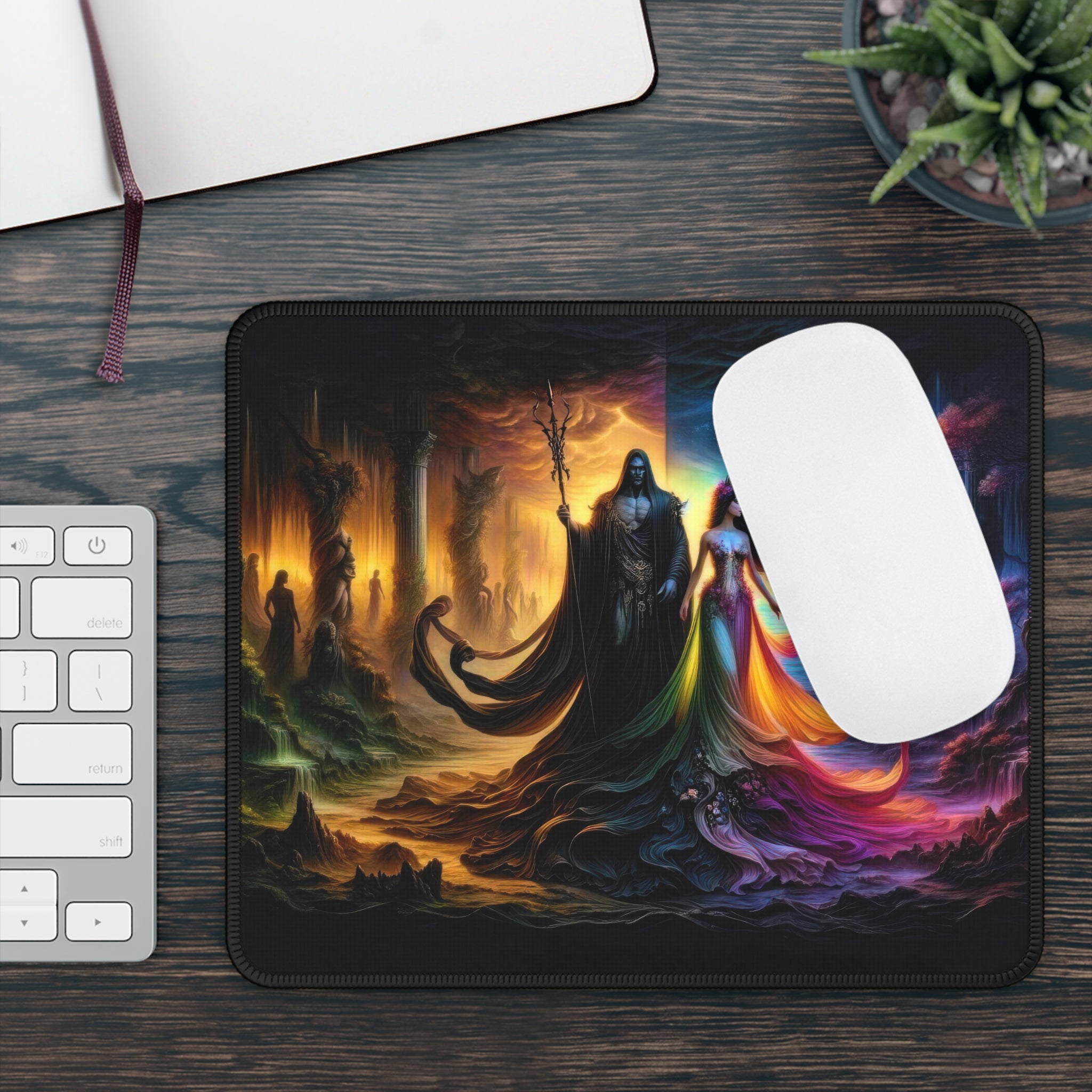 Twilight of the Gods Hades and Persephone Gaming Mouse Pad