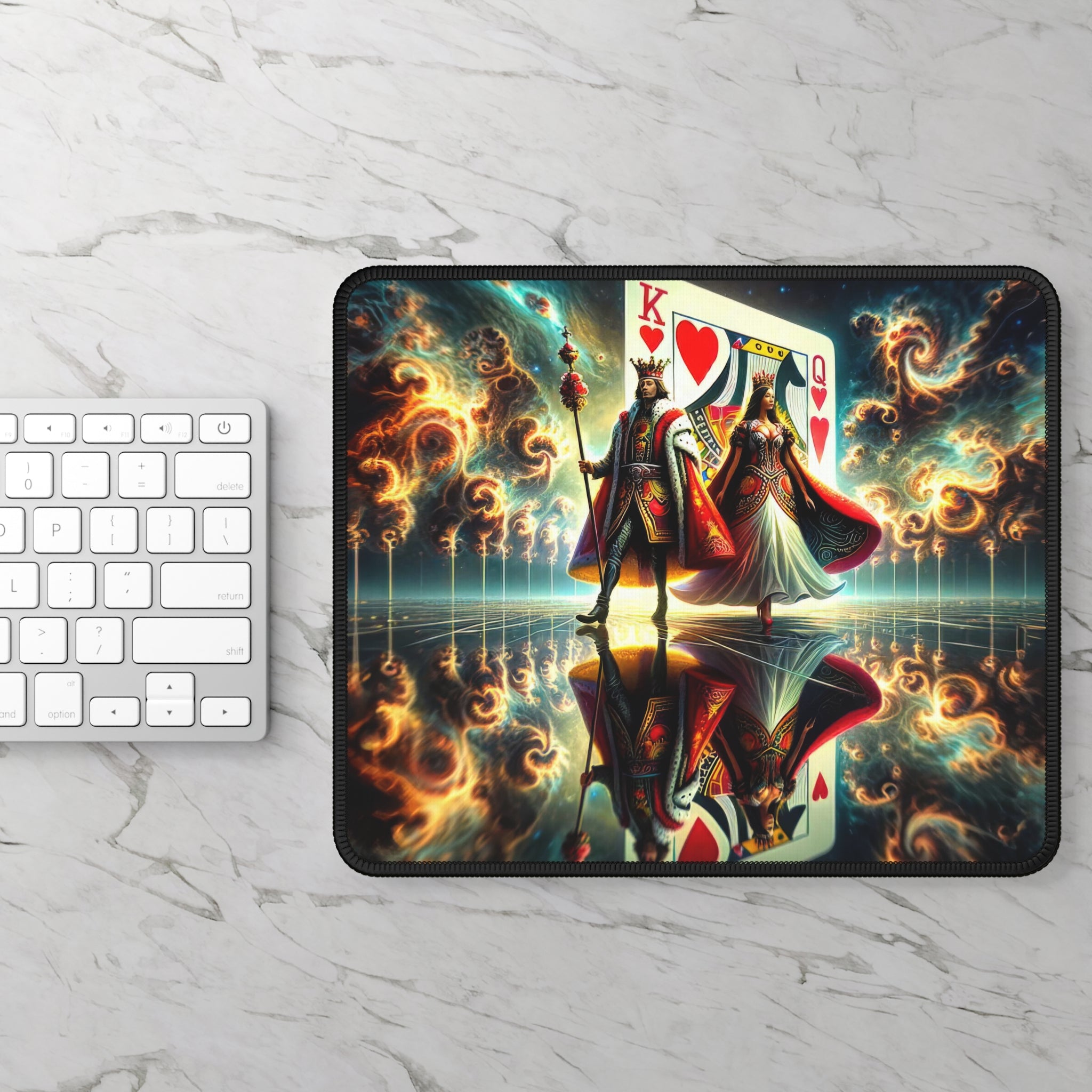 The King and Queen of Infinity Gaming Mouse Pad