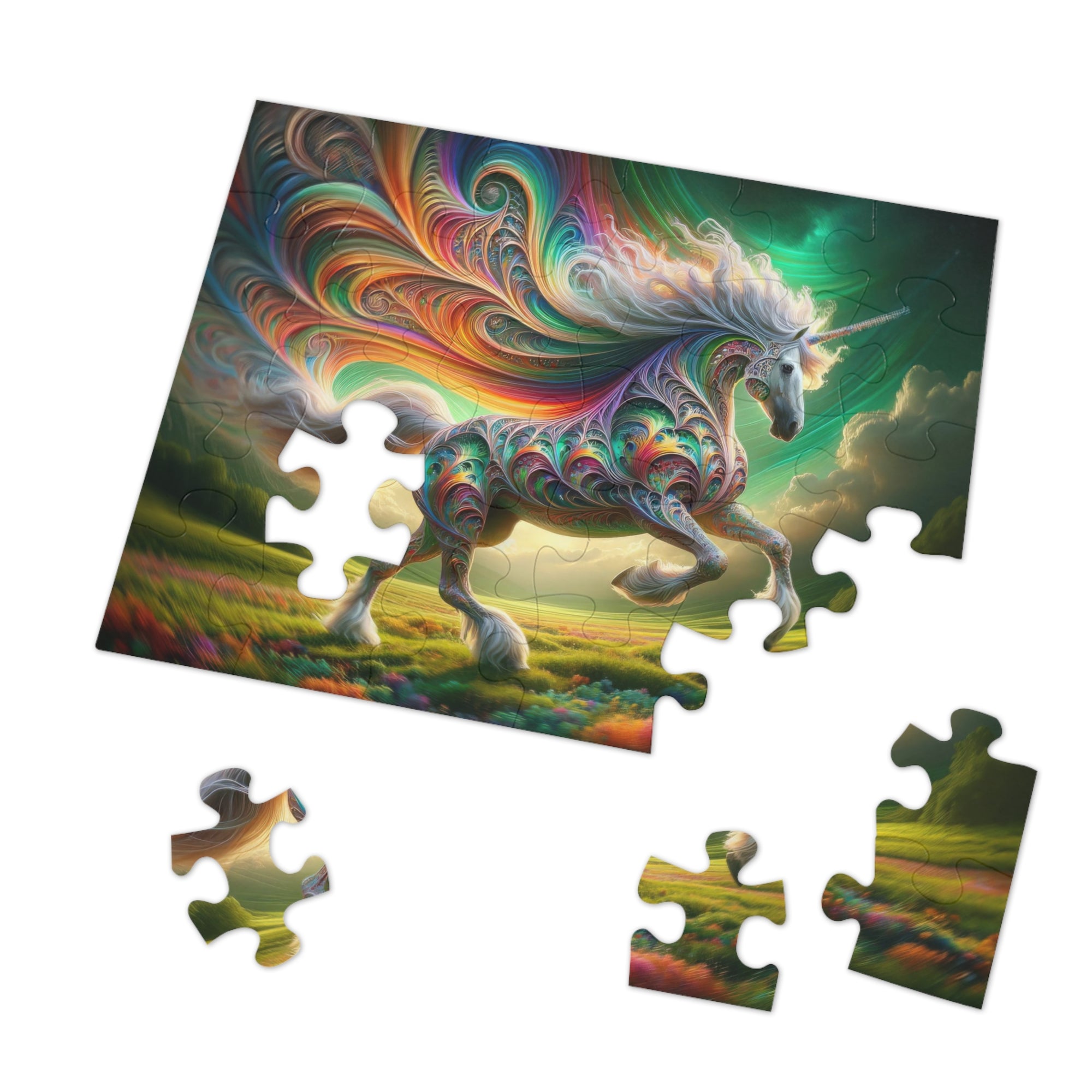 Spectral Spirals Jigsaw Puzzle