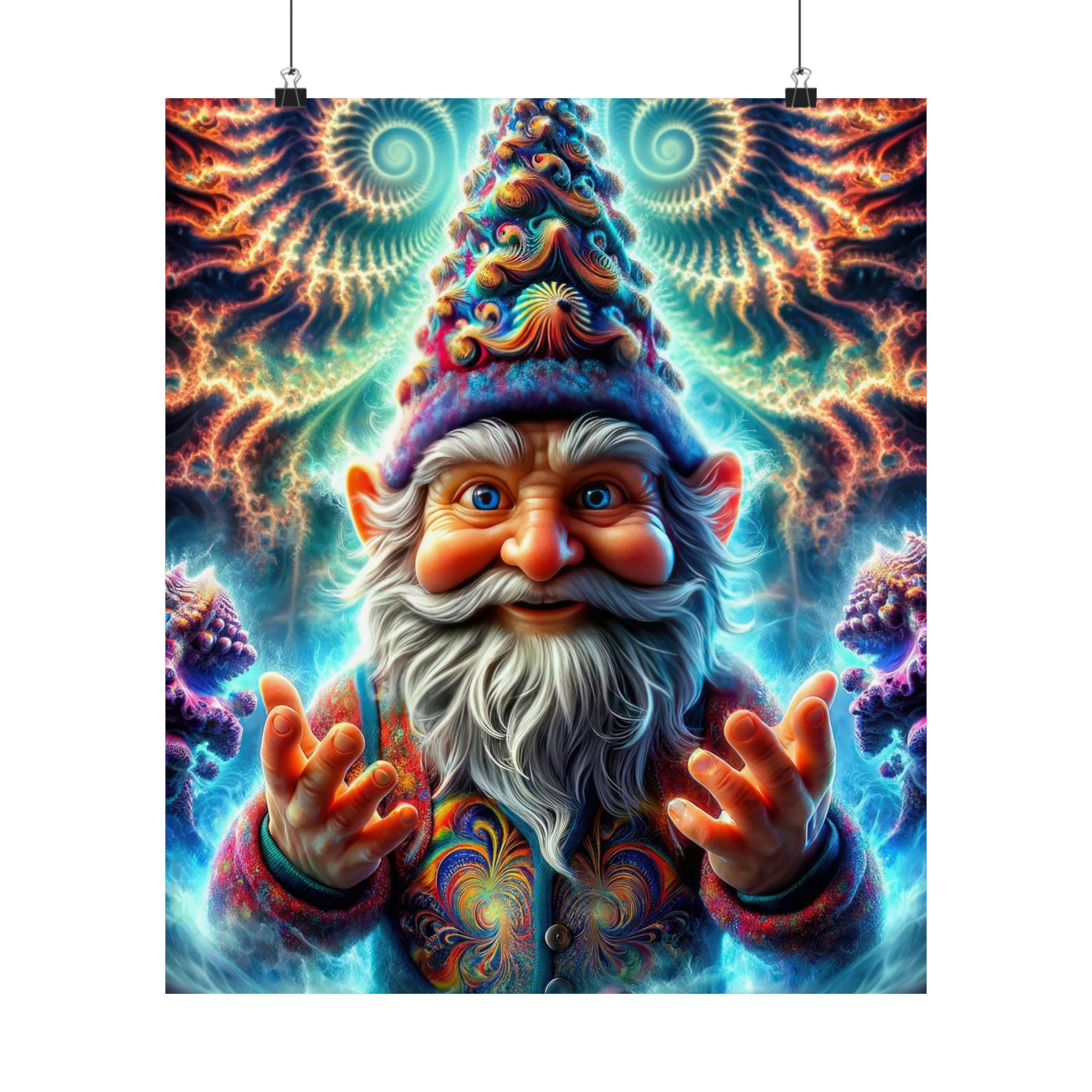 Gnome Amidst Quantum Mystique Poster