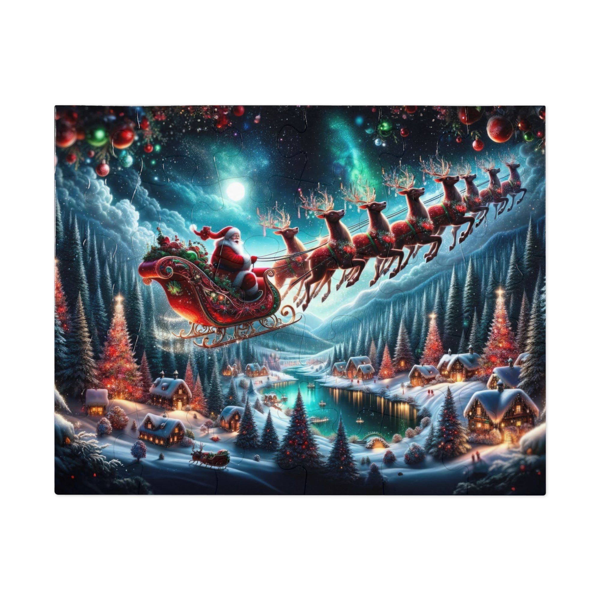 Puzzle Le voyage étoilé du Père Noël