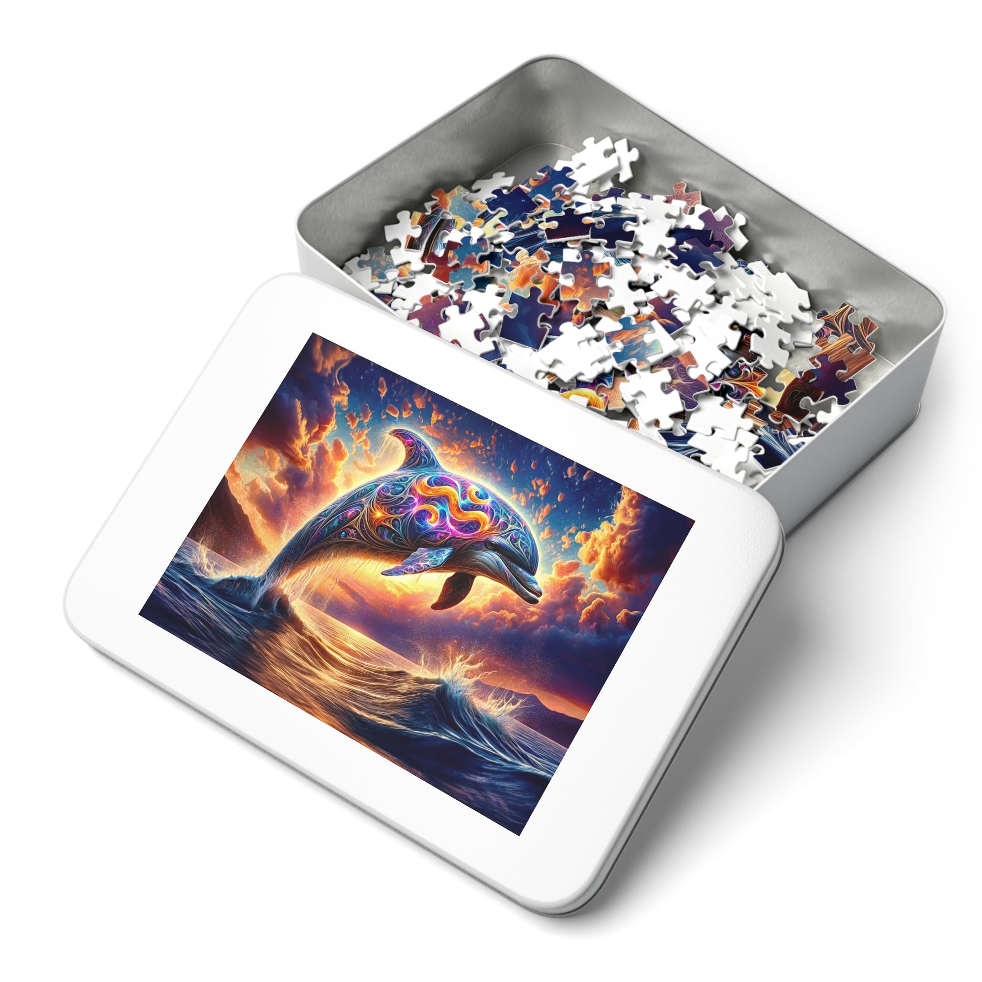 A Leap Through Starlit Seas Jigsaw Puzzle