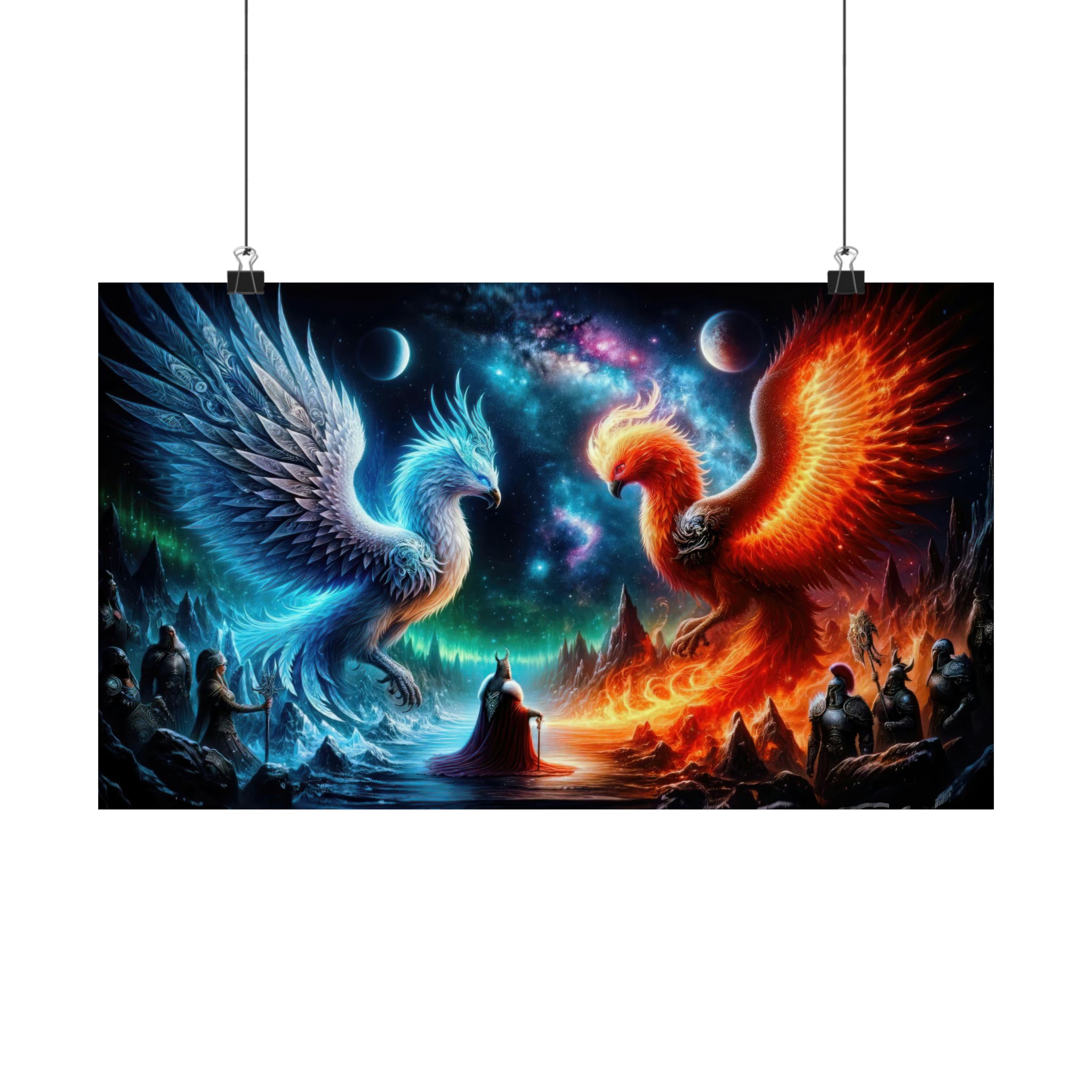 Convergencia de Guardianes Celestiales Póster