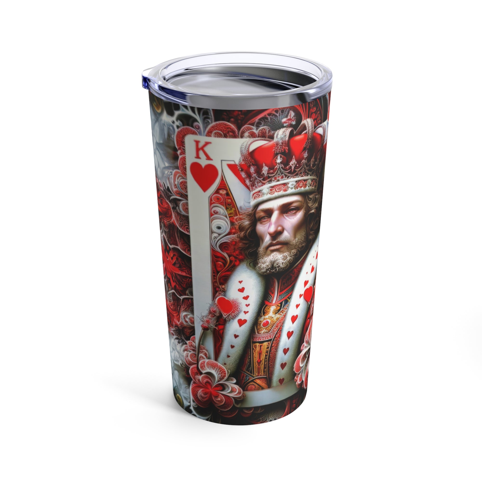 Vaso El Abrazo del Rey y la Reina de Corazones 20oz