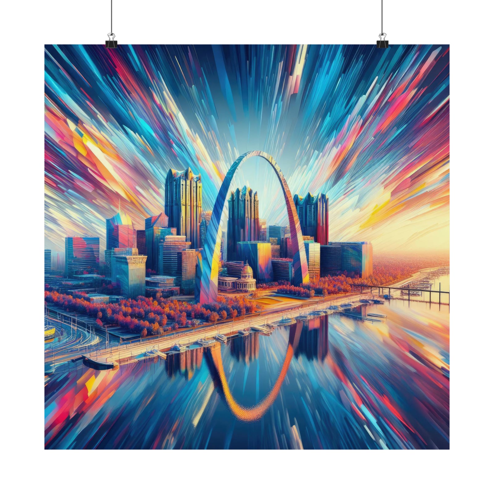 Reflections of St. Louis Poster