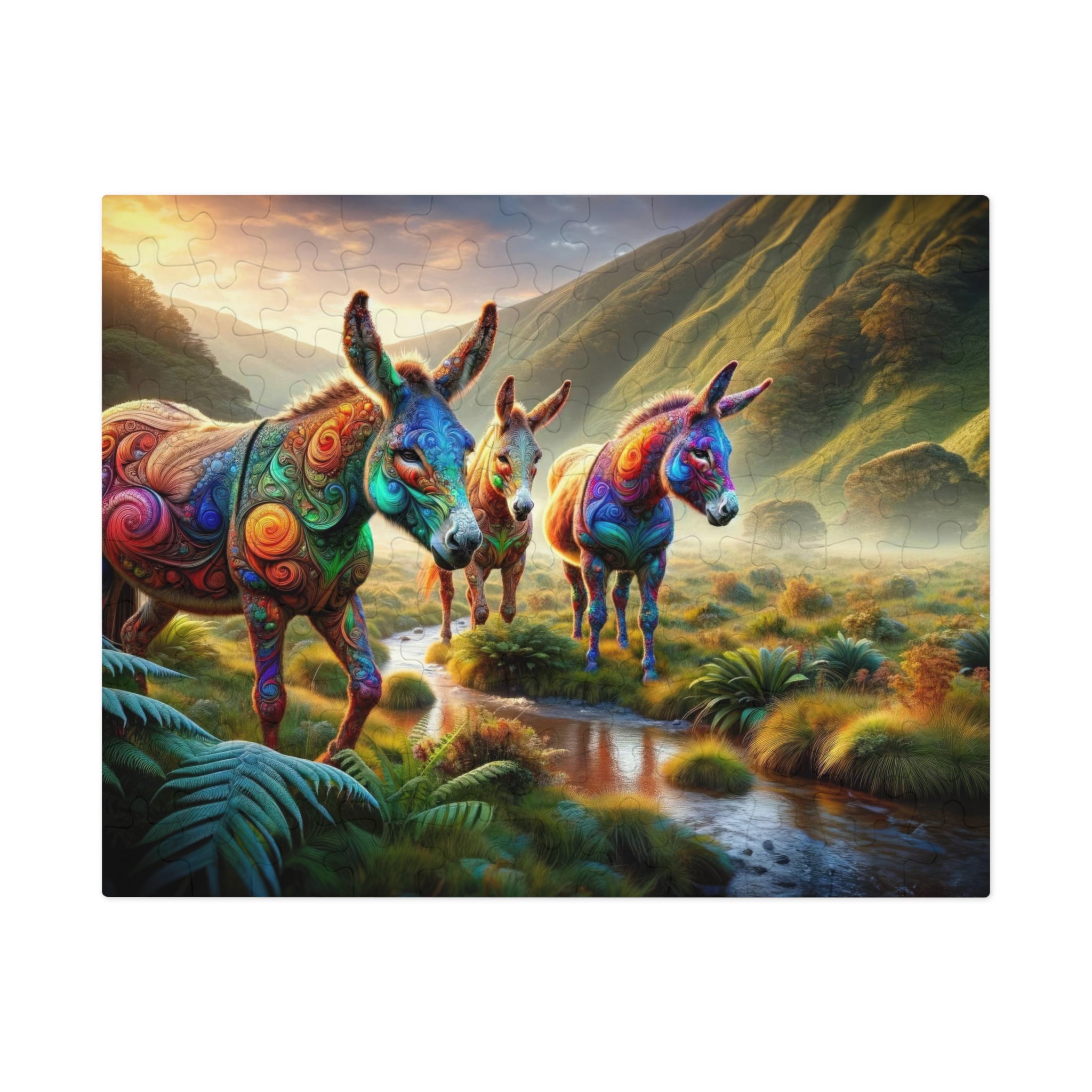 Kaleidoscope Herd Jigsaw Puzzle