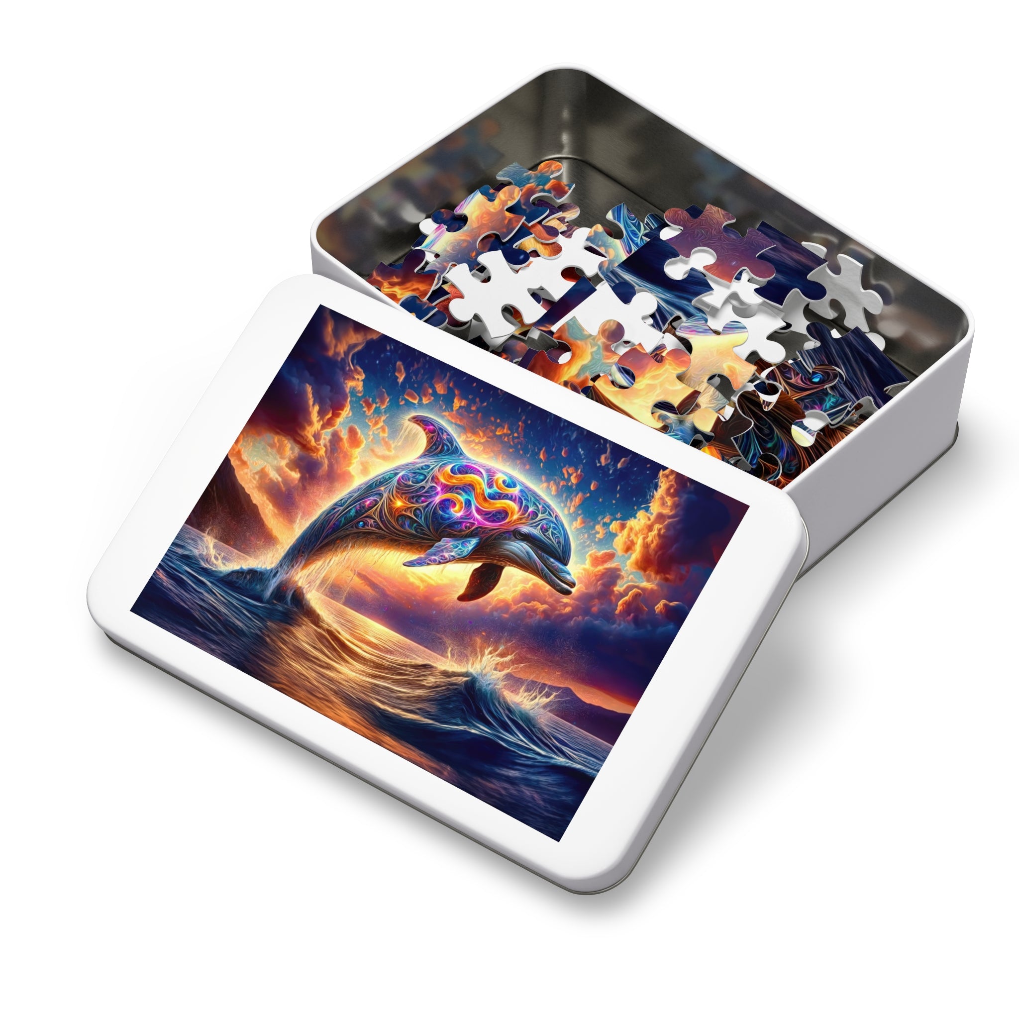 A Leap Through Starlit Seas Jigsaw Puzzle