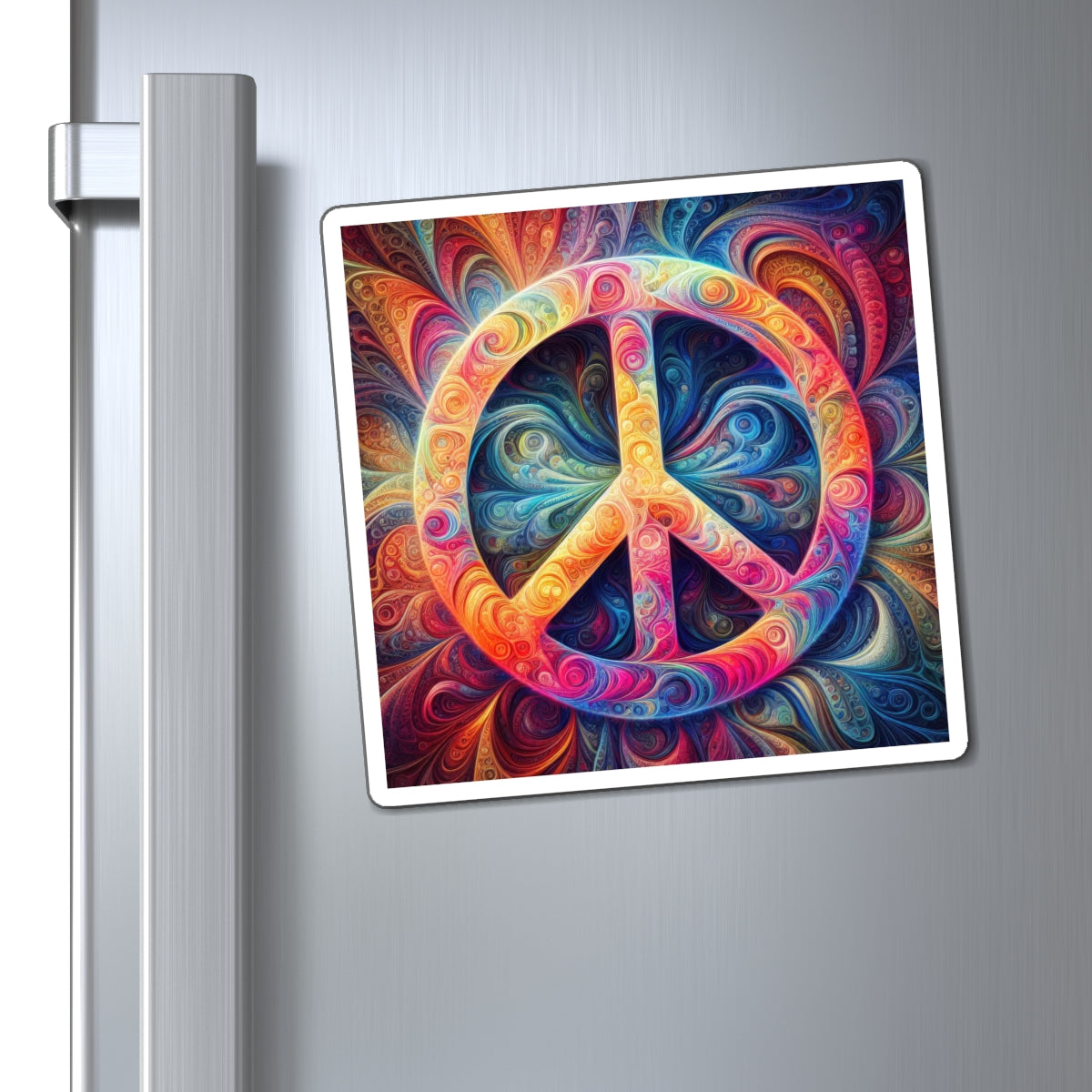 Kaleidoscopic Peace Magnets