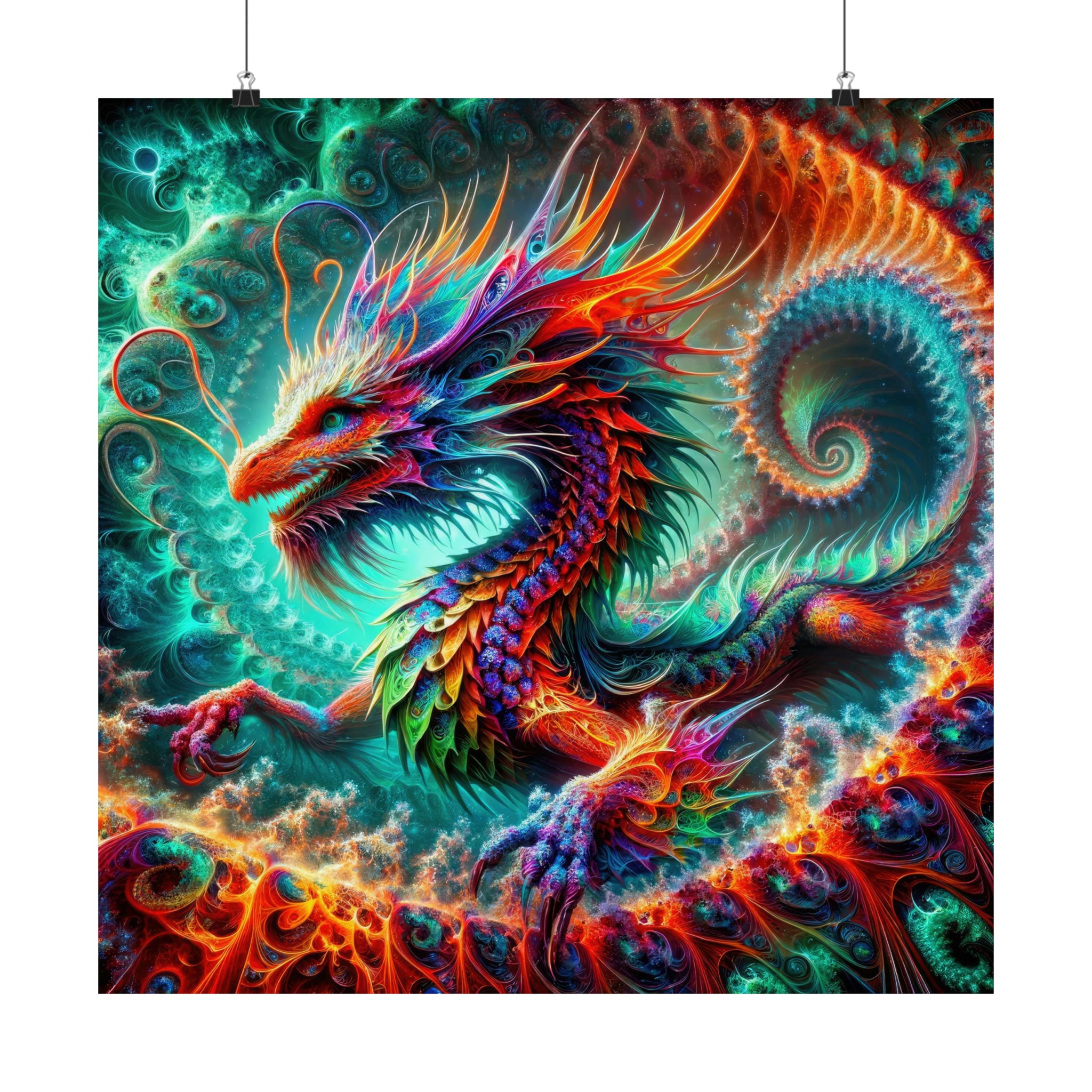 Quantum Dracoscale Enigma Poster