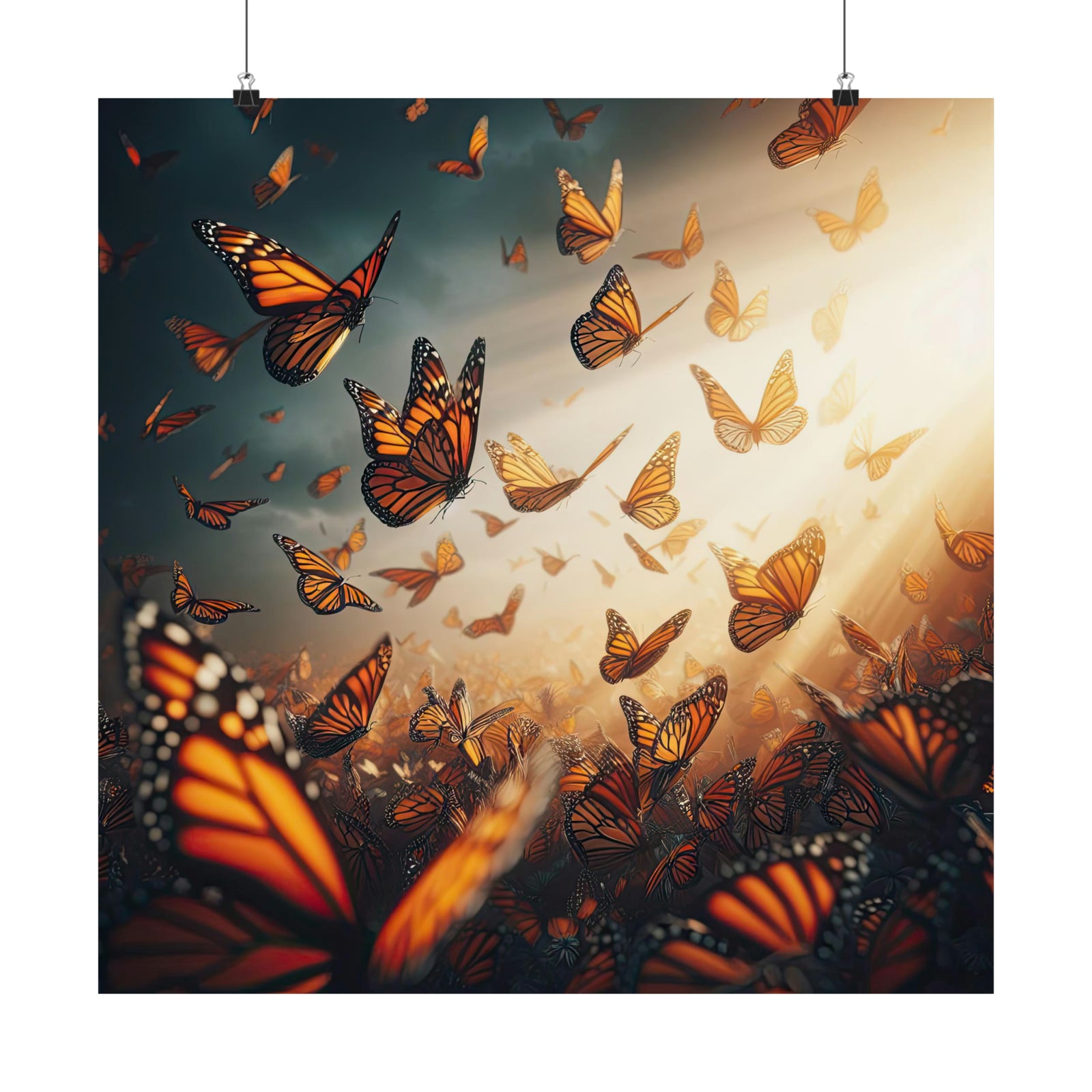 Ballet de papillons Poster