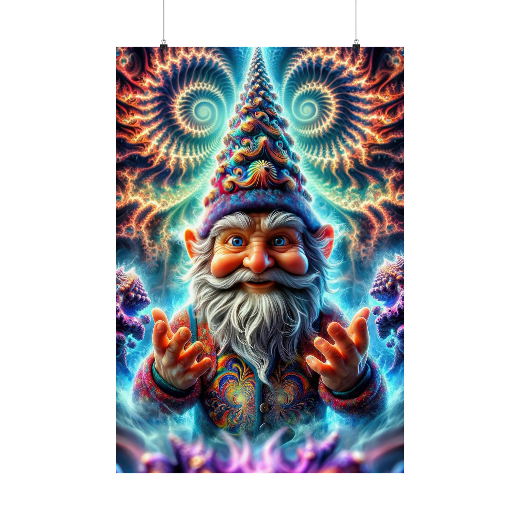 Gnome Amidst Quantum Mystique Poster