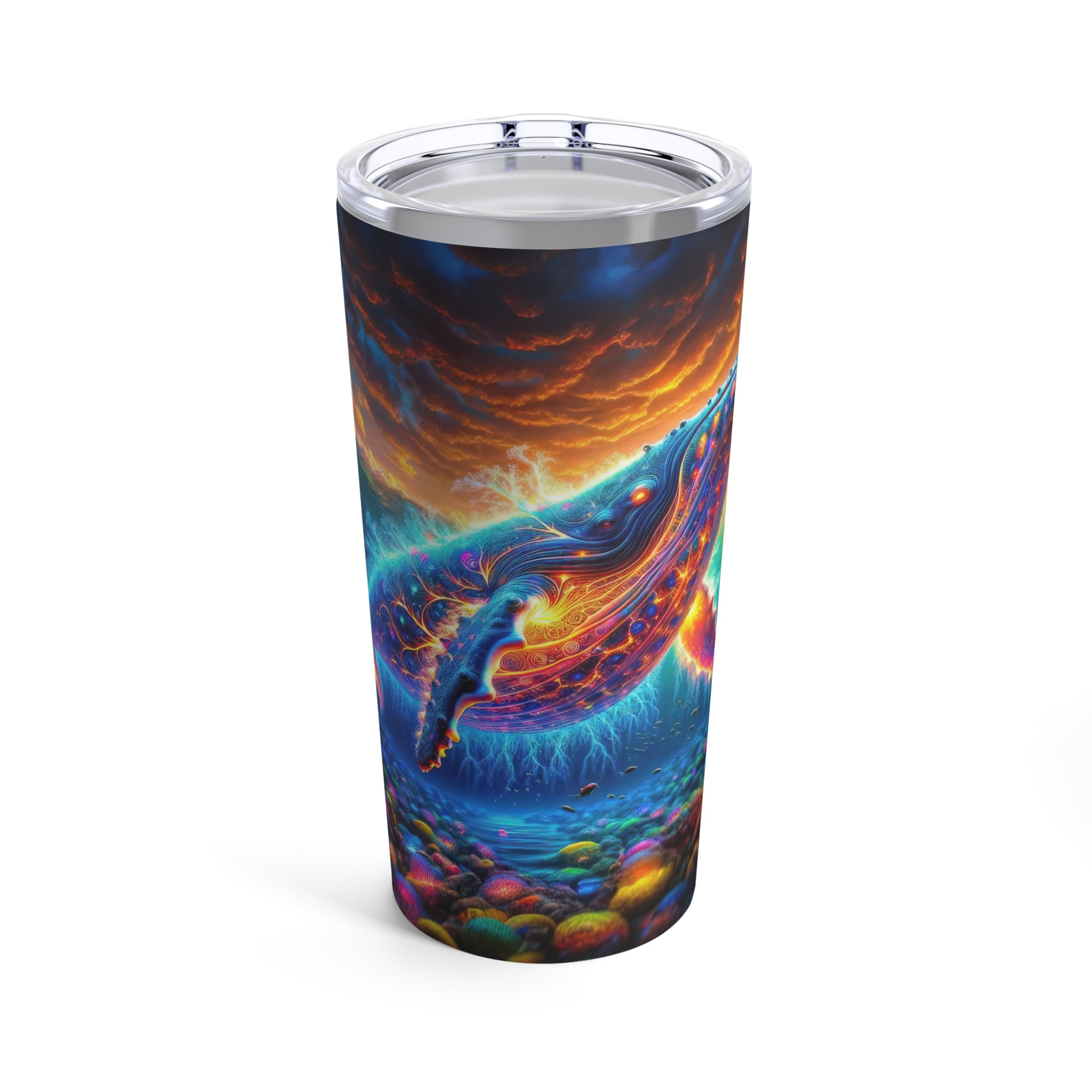 Danza Cósmica de la Ballena Jorobada Vaso 20oz