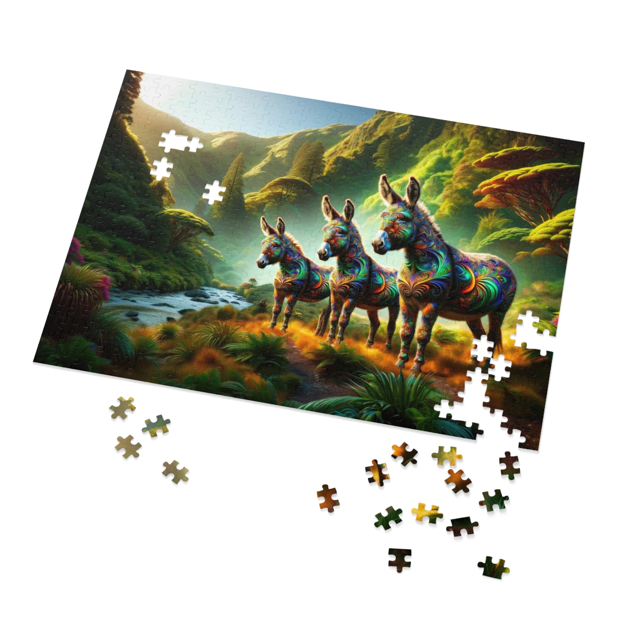 The Vibrant Trio Jigsaw Puzzle
