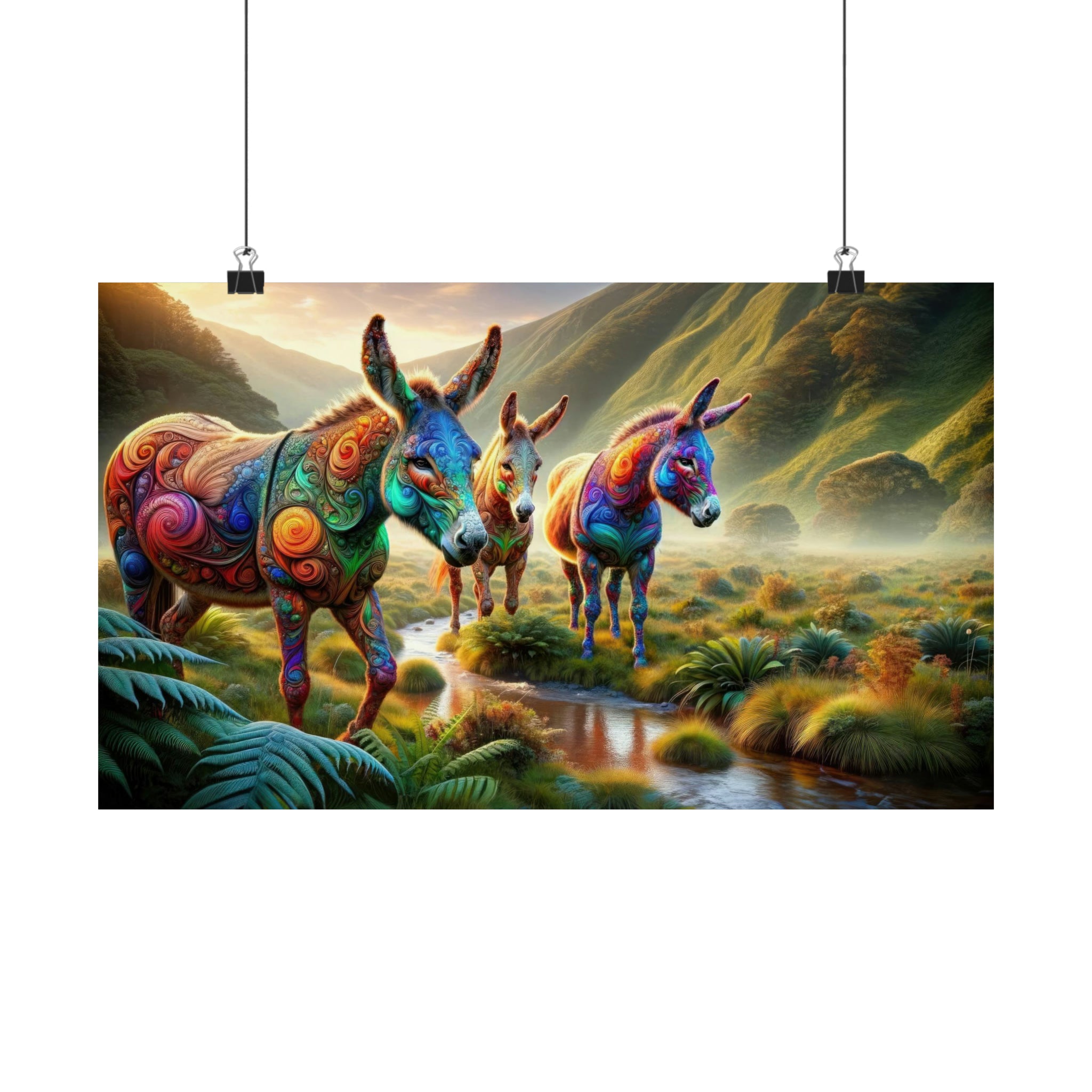 Manada de caleidoscopio Póster