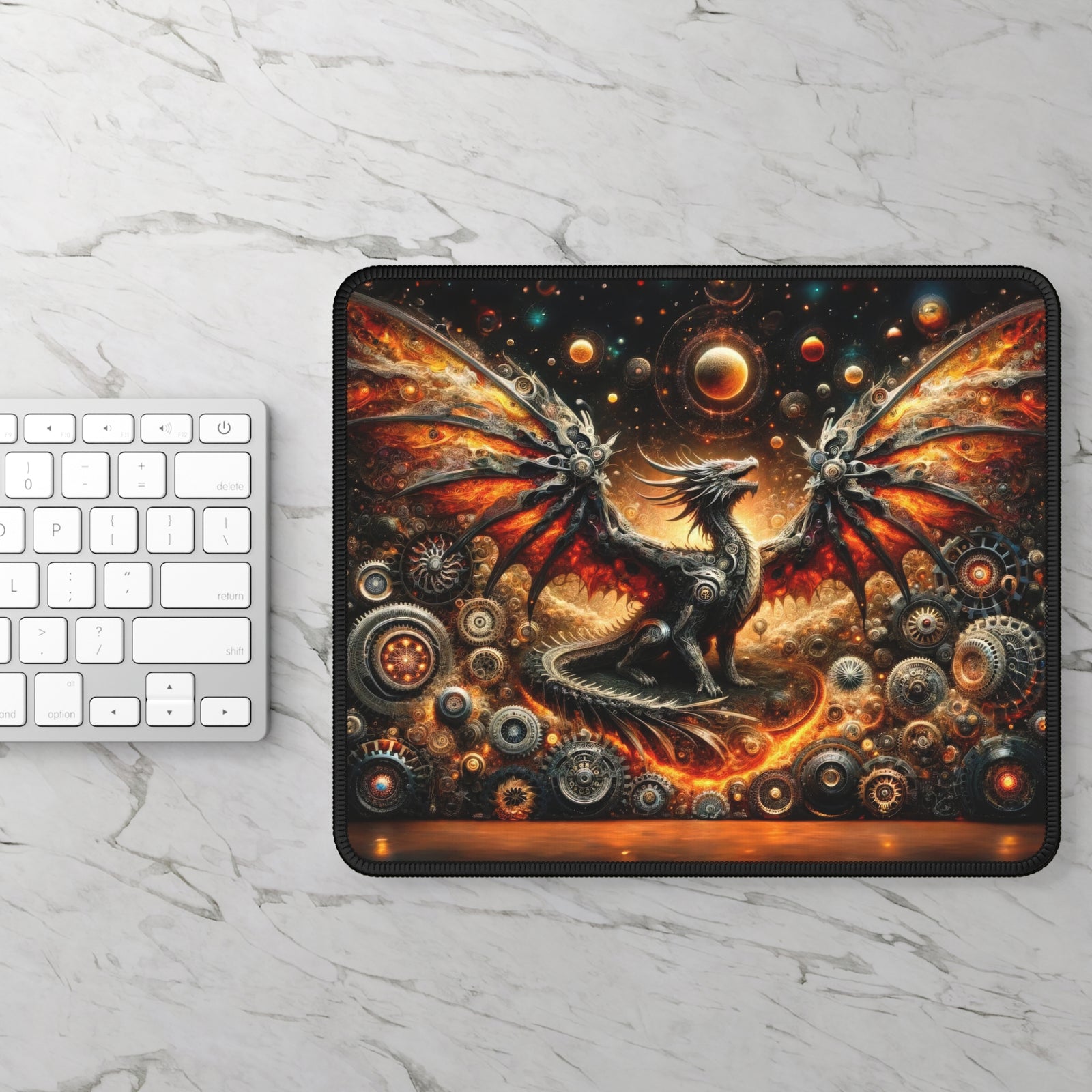 The Automaton Dragon Gaming Mouse Pad