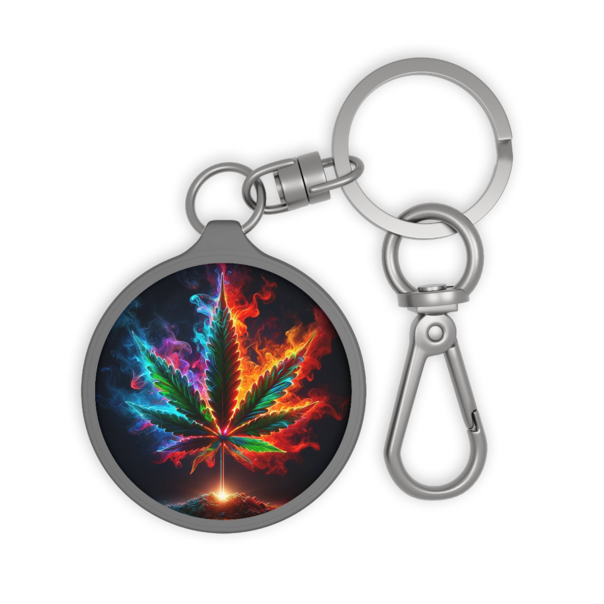 Flames of Tranquility Keyring Tag
