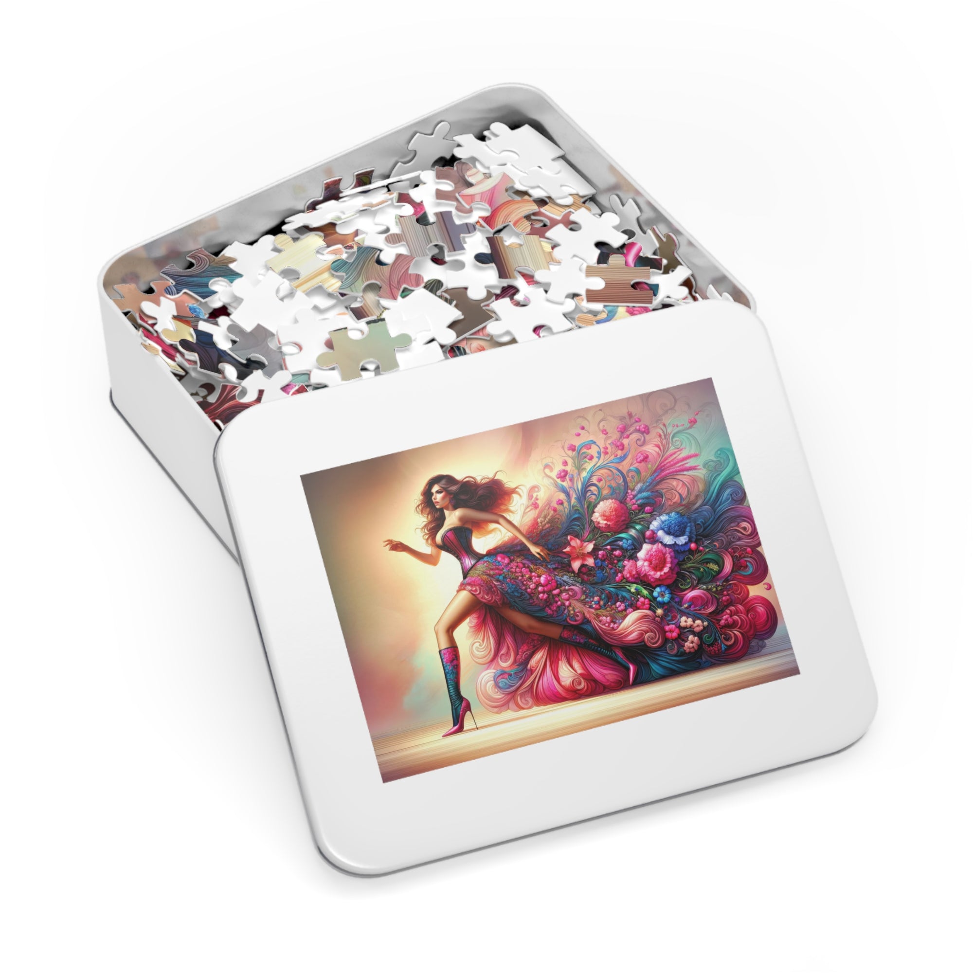 Floral Elegance in Motion Jigsaw Puzzle