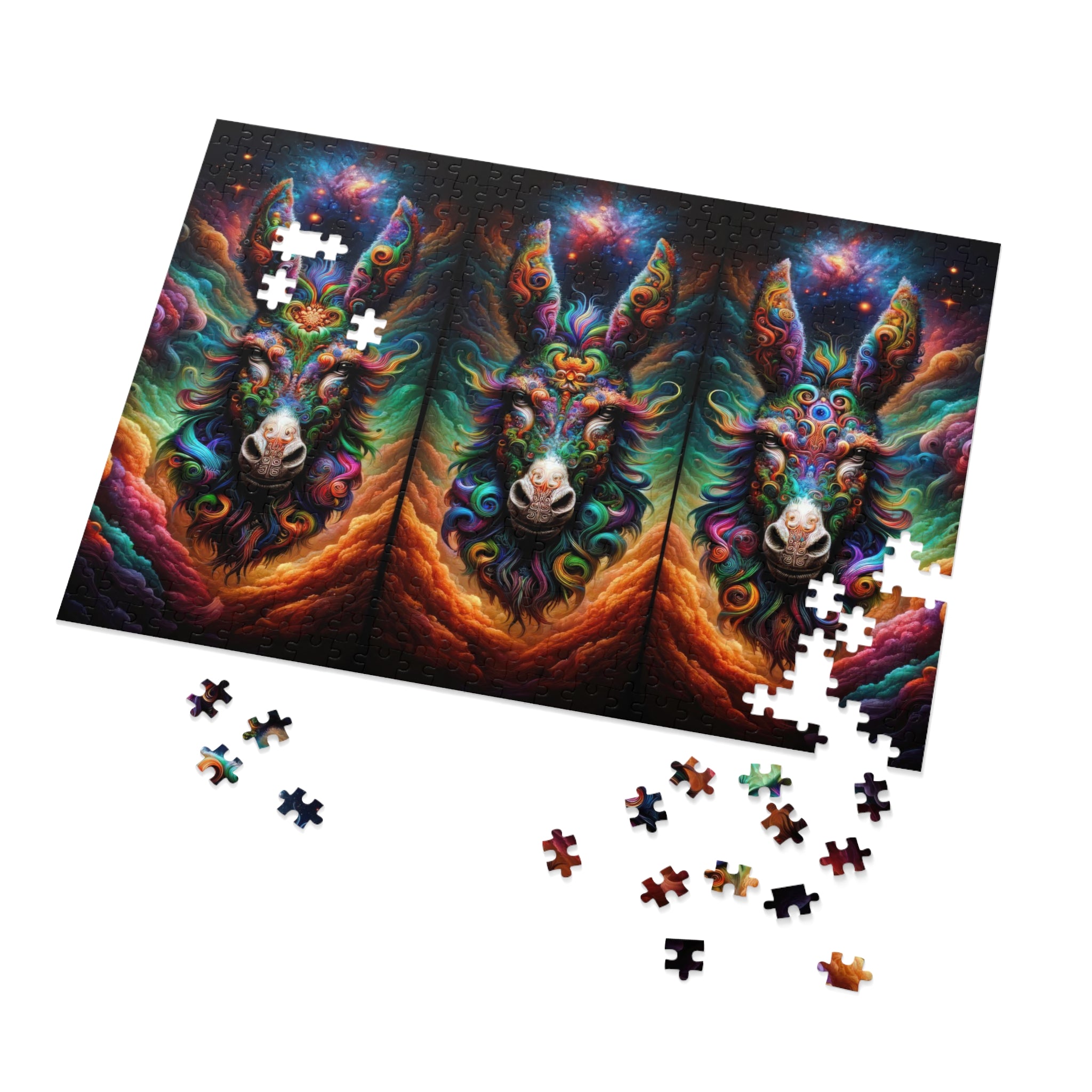 Galactic Donkey Trivision Jigsaw Puzzle