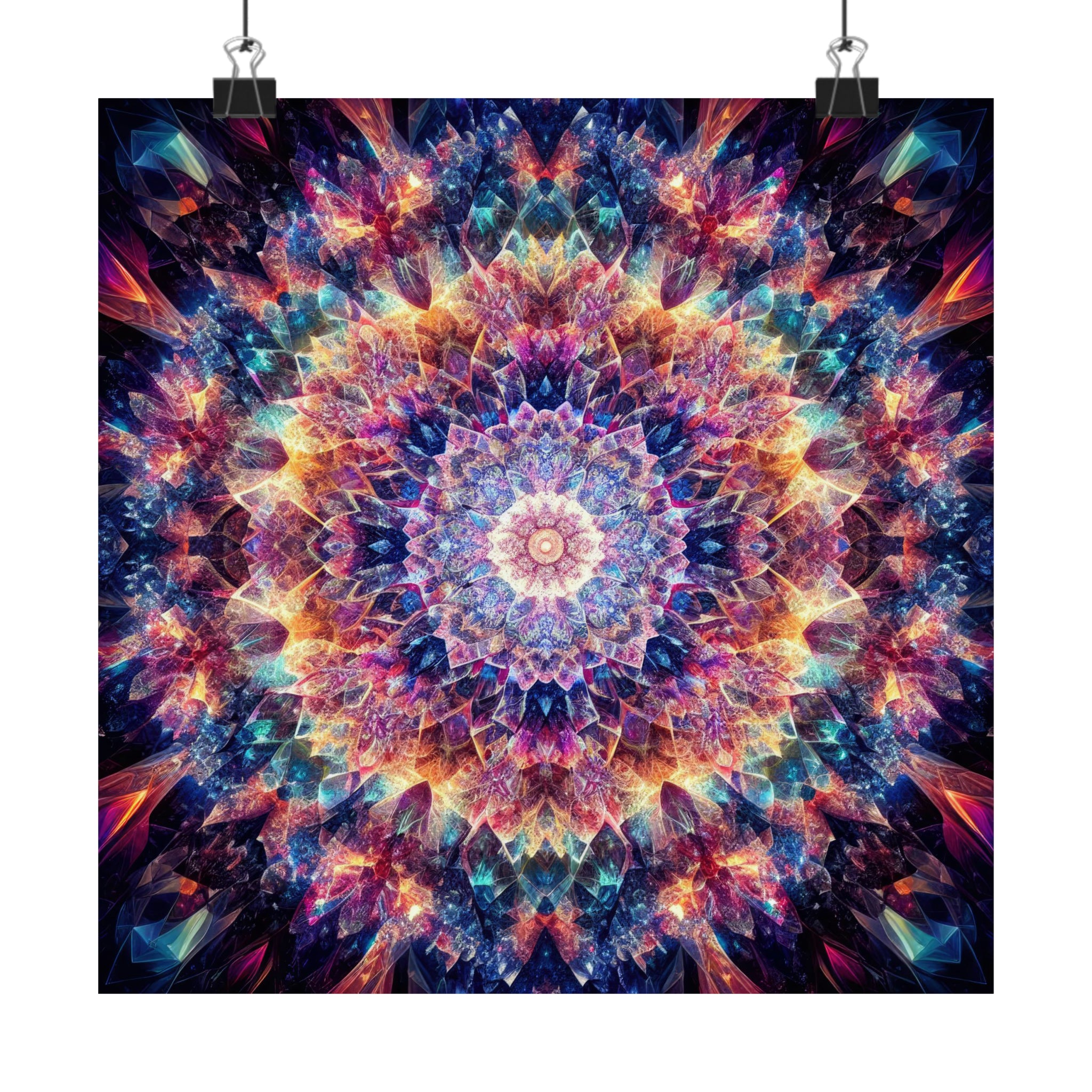 The Crystal Mandala Poster