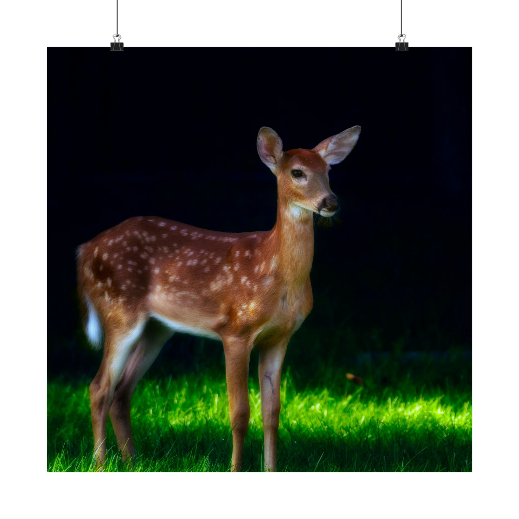 Biche dans le noir Poster