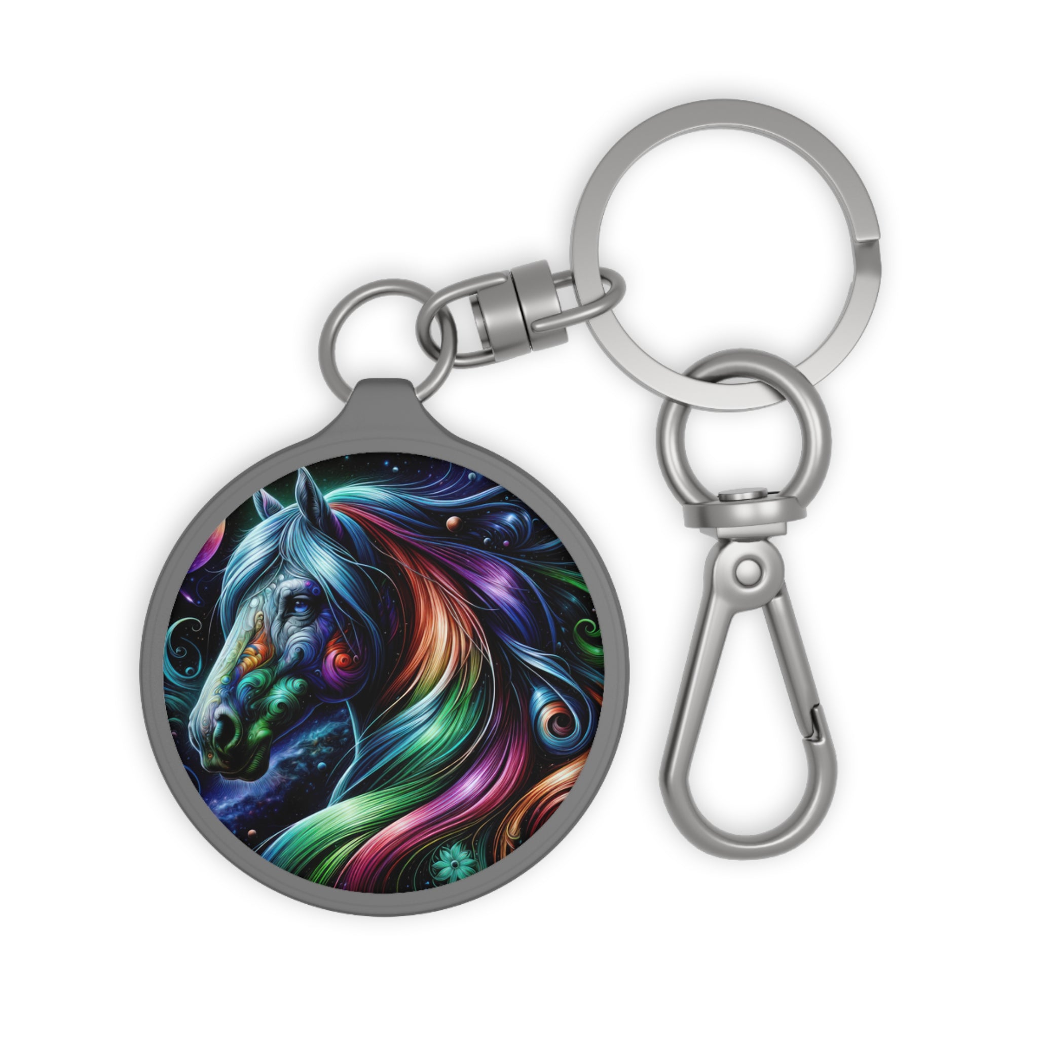Galactic Brushstroke Keyring Tag