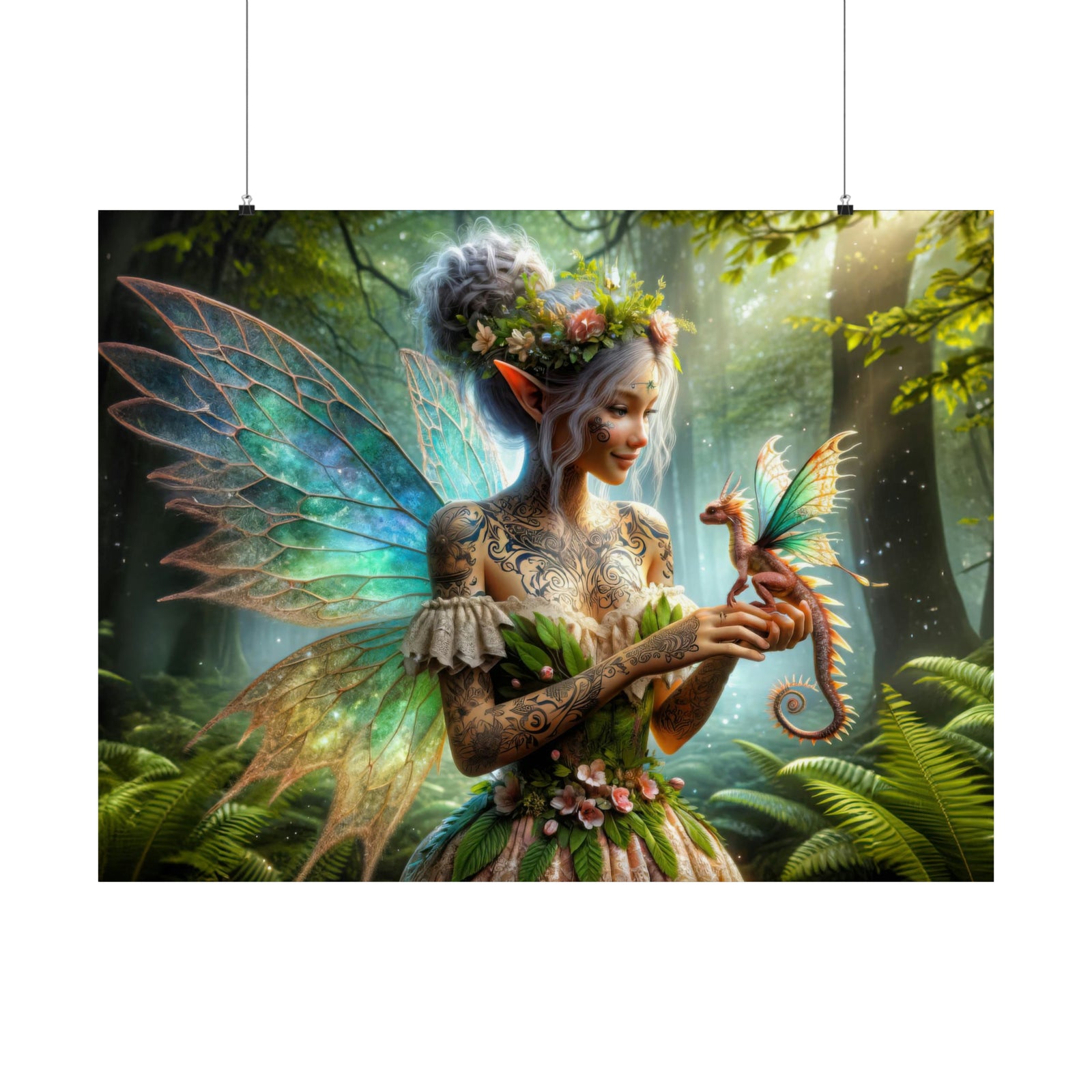 La fée et sa dragonette Poster