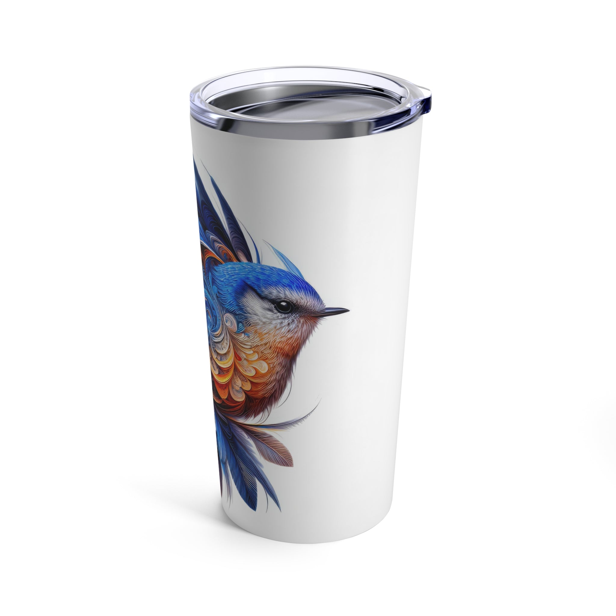 Whorls of Bluebird Wonder Tumbler 20oz
