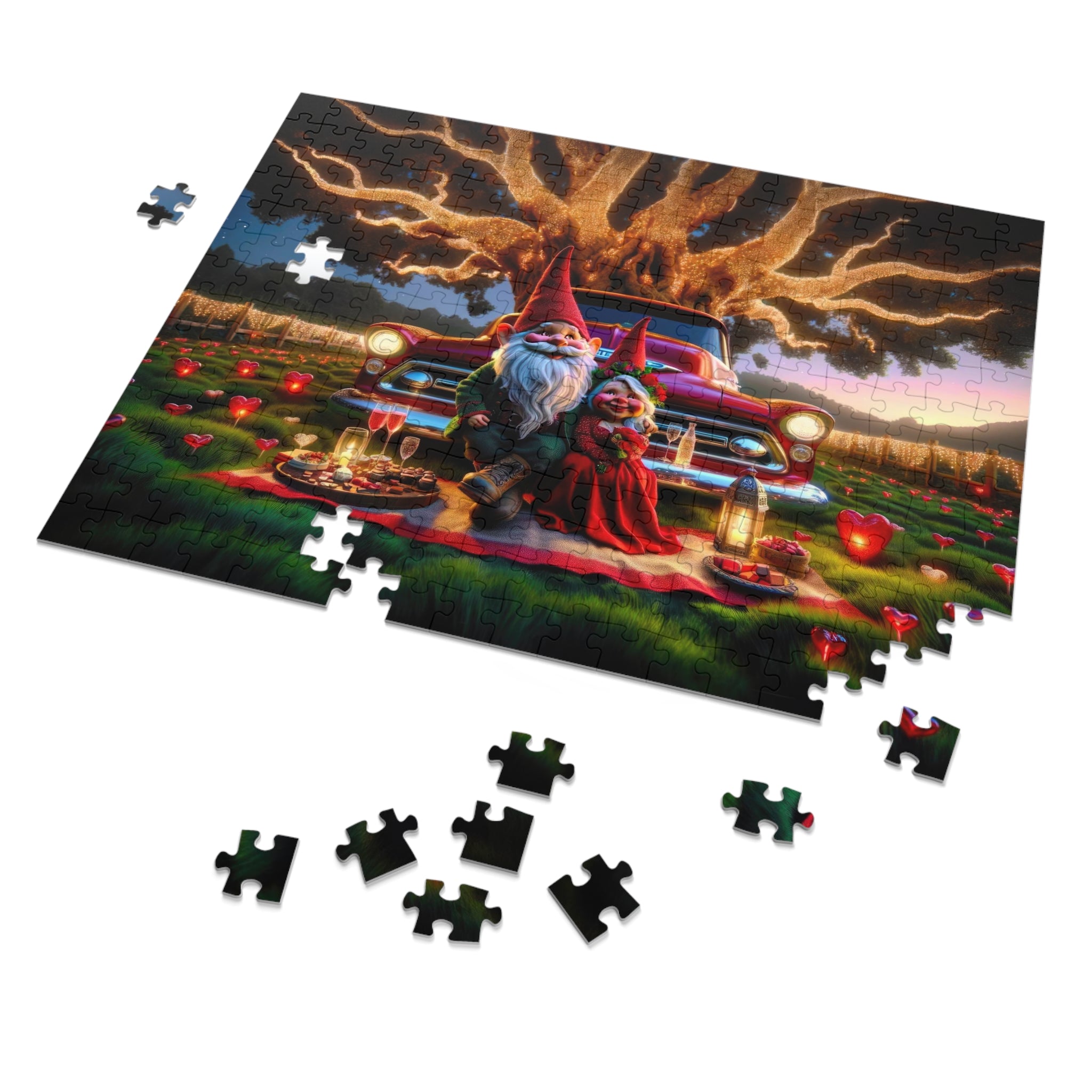 Puzzle Pique-nique enchanté au crépuscule