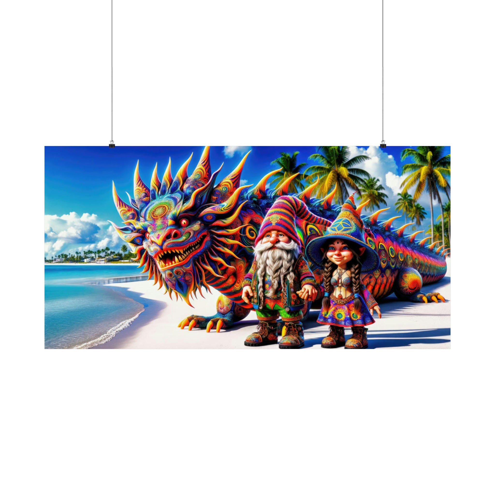 Gnomes et le dragon iguane Poster