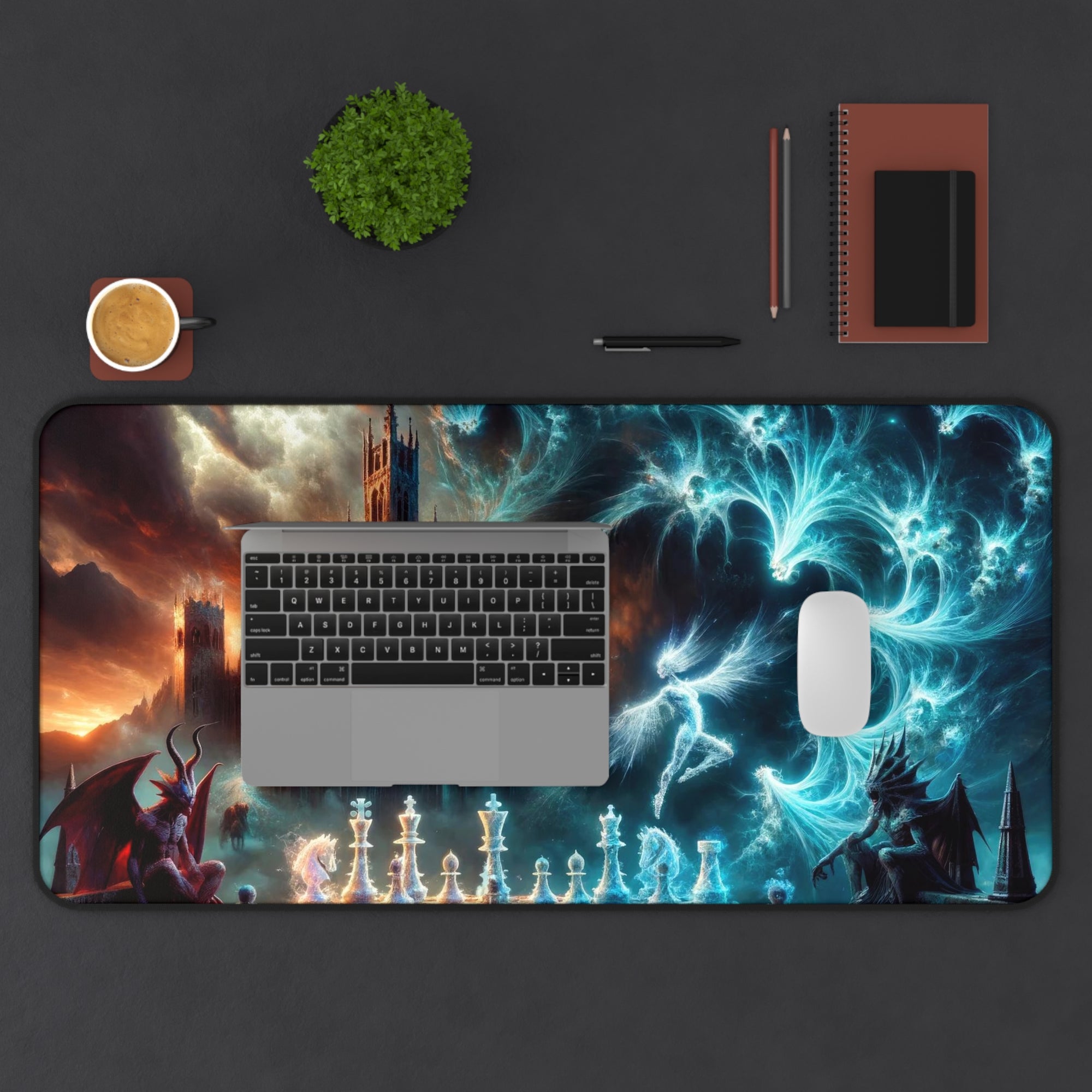 Tapis de bureau Gambit infernal