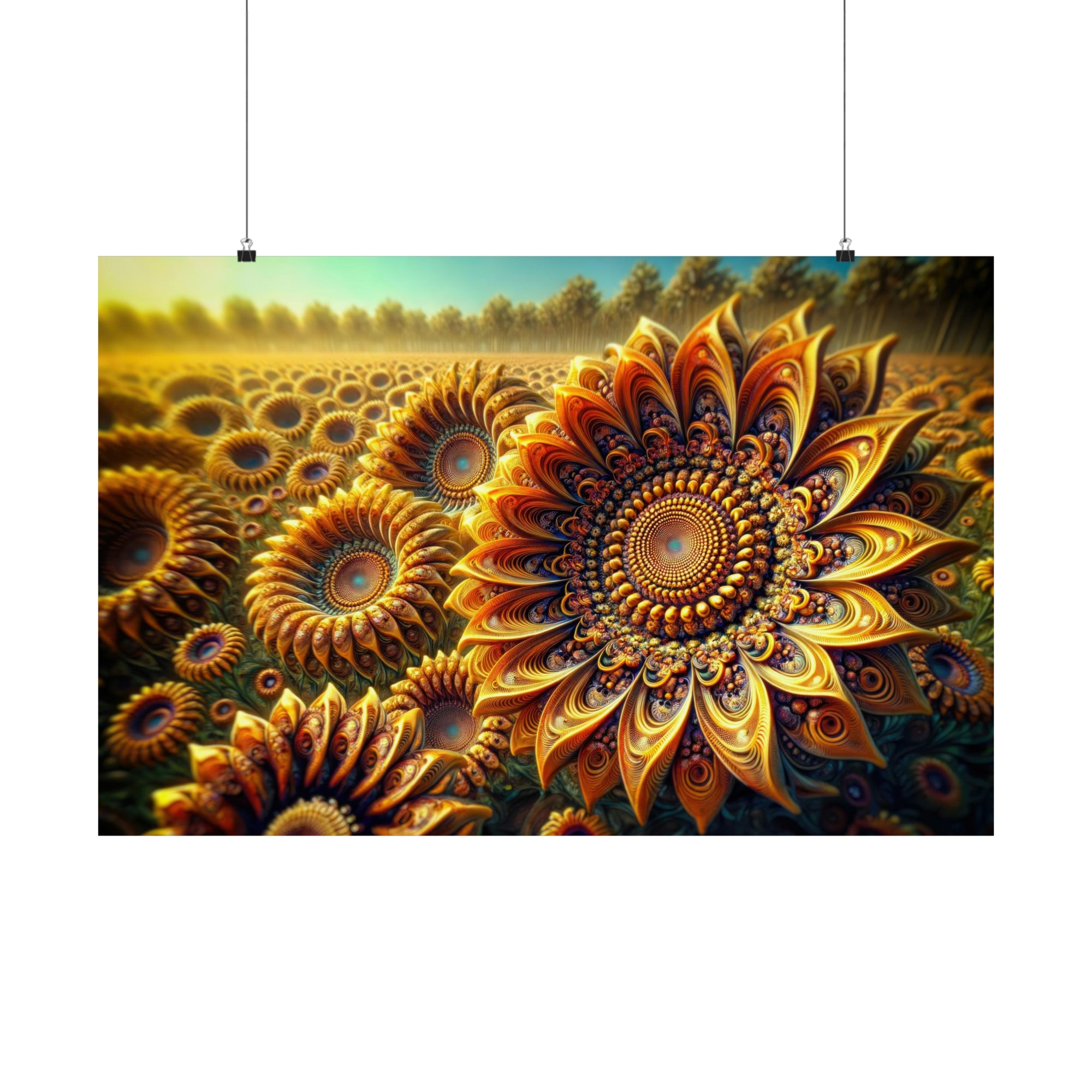 Fractal Bloom Infinity Poster