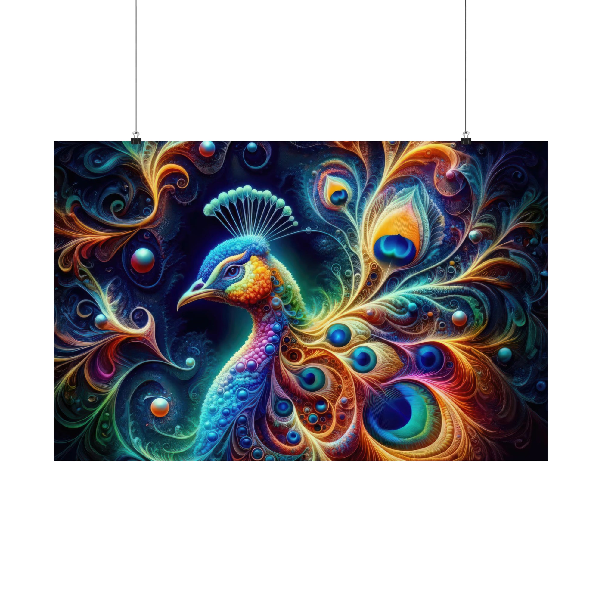 Symphonie Cosmos Quill Poster