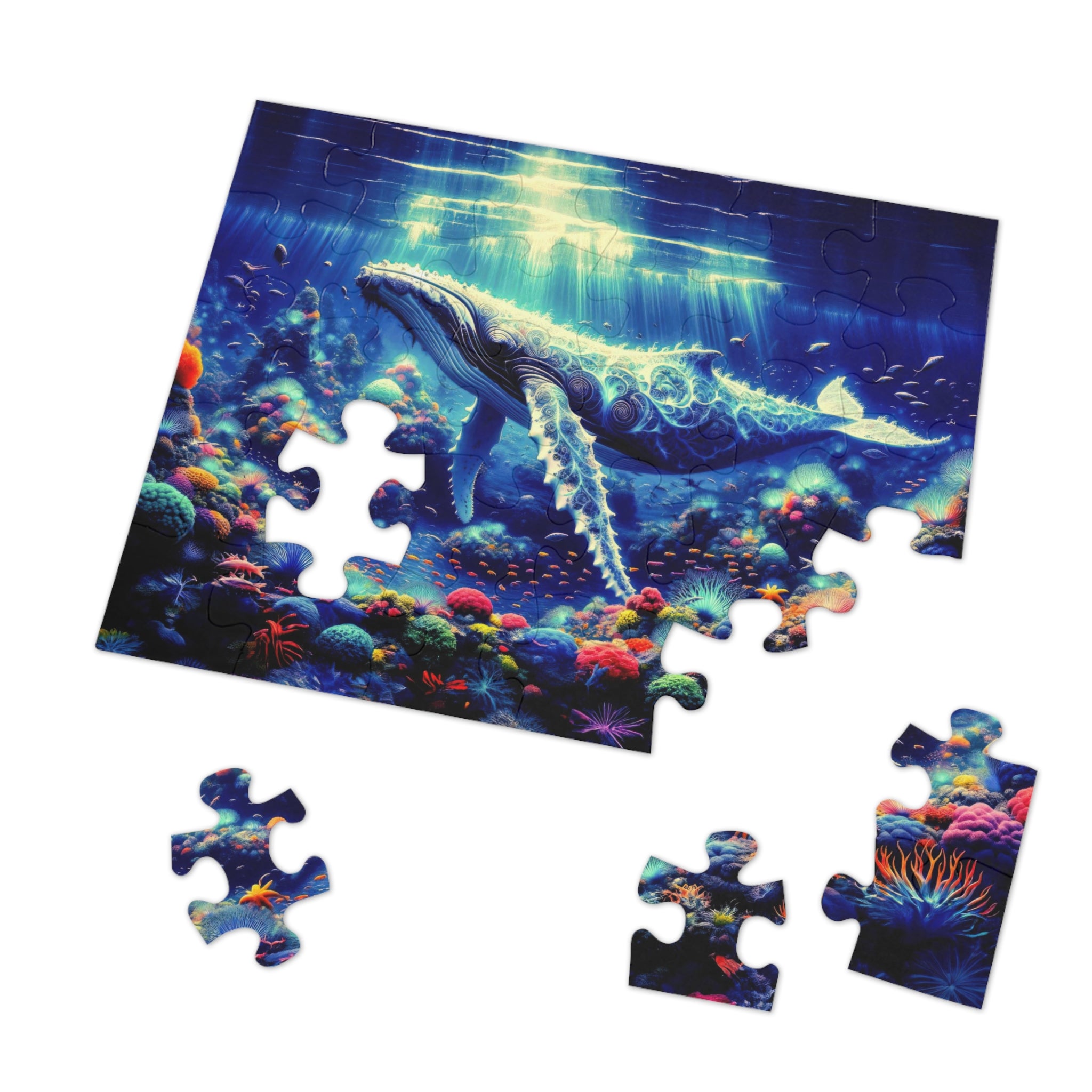 Puzzle Viaje de la ballena zafiro