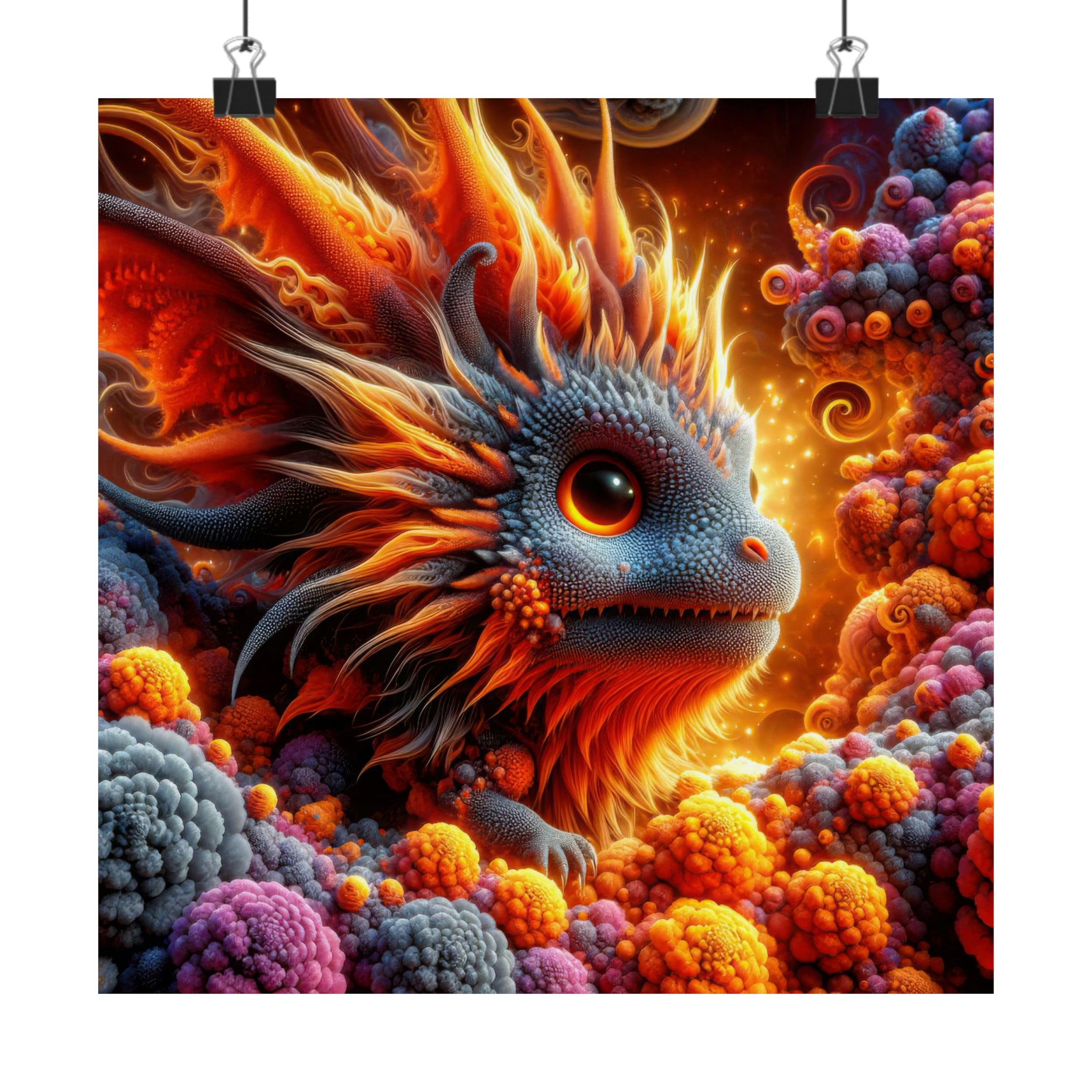 Solar Flare Serpent Poster