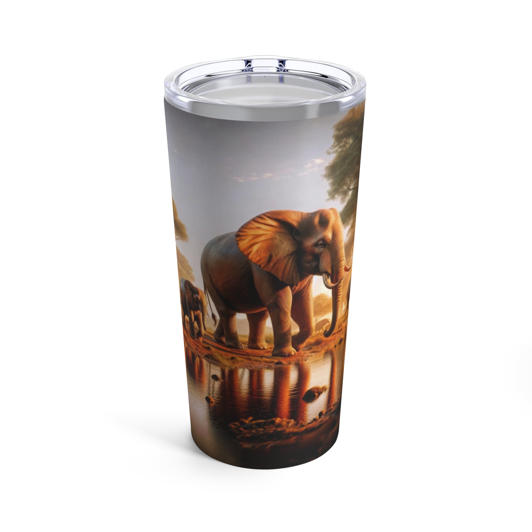 Gentle Giants at Dawn's Embrace Tumbler 20oz