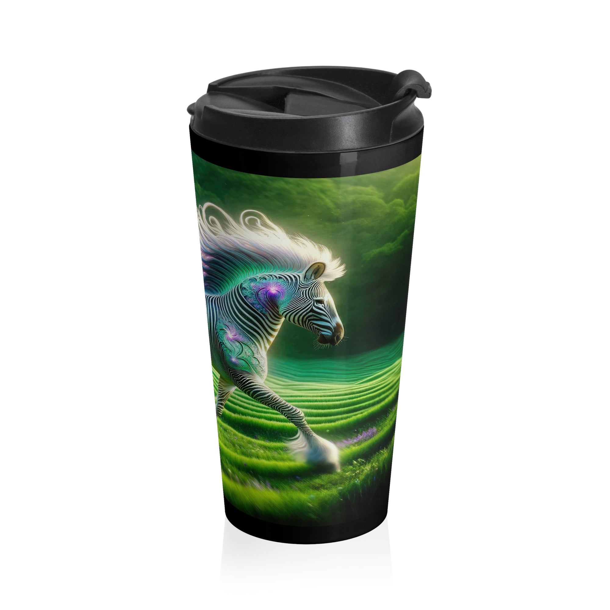 Galaxia fosforescente Taza de viaje