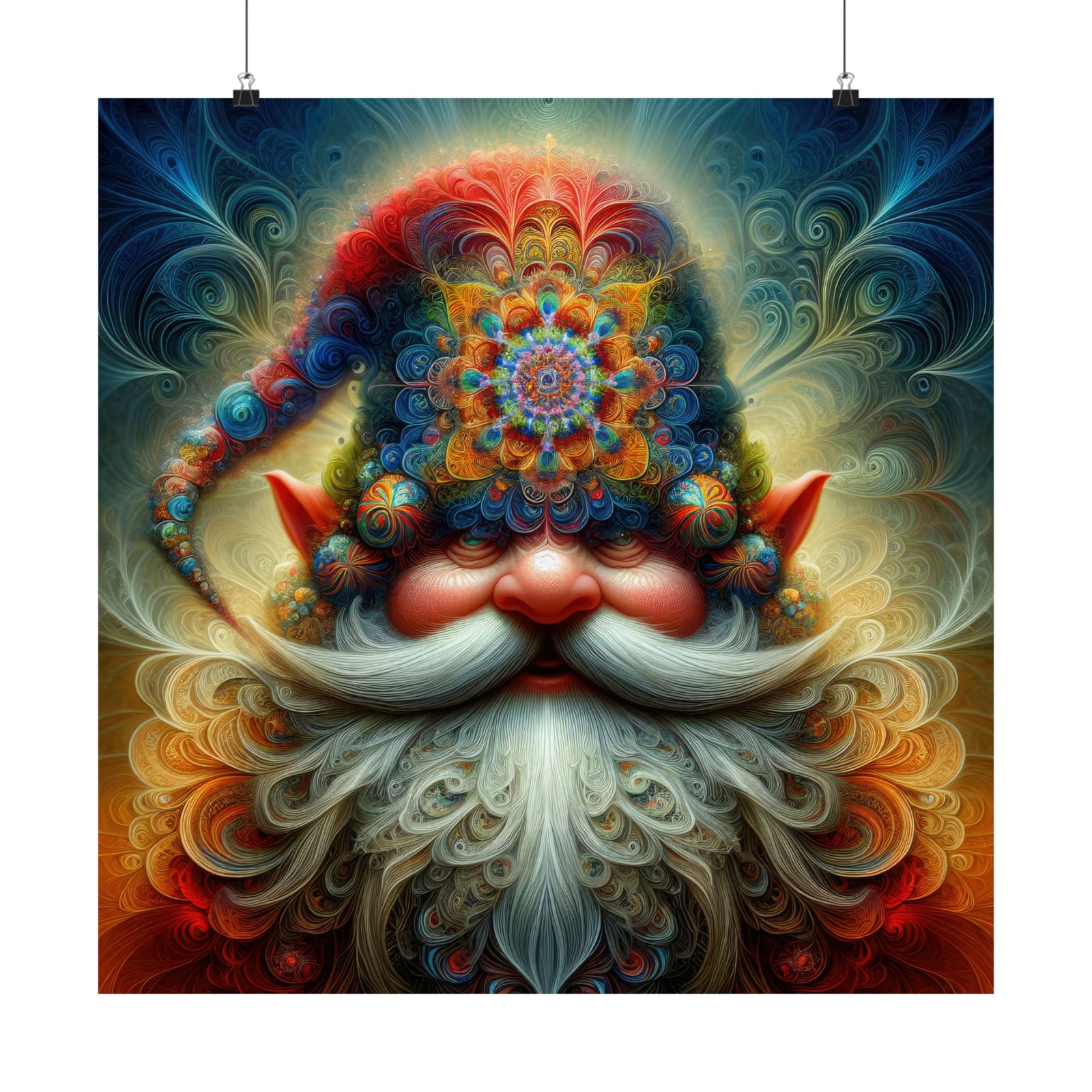 Le magicien fractal de Whimsy Glen Poster