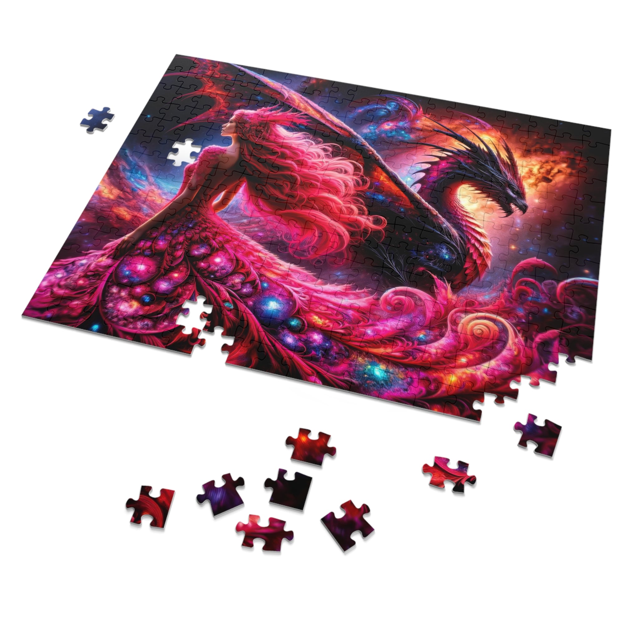 Puzzle Le Dragon et la Dame