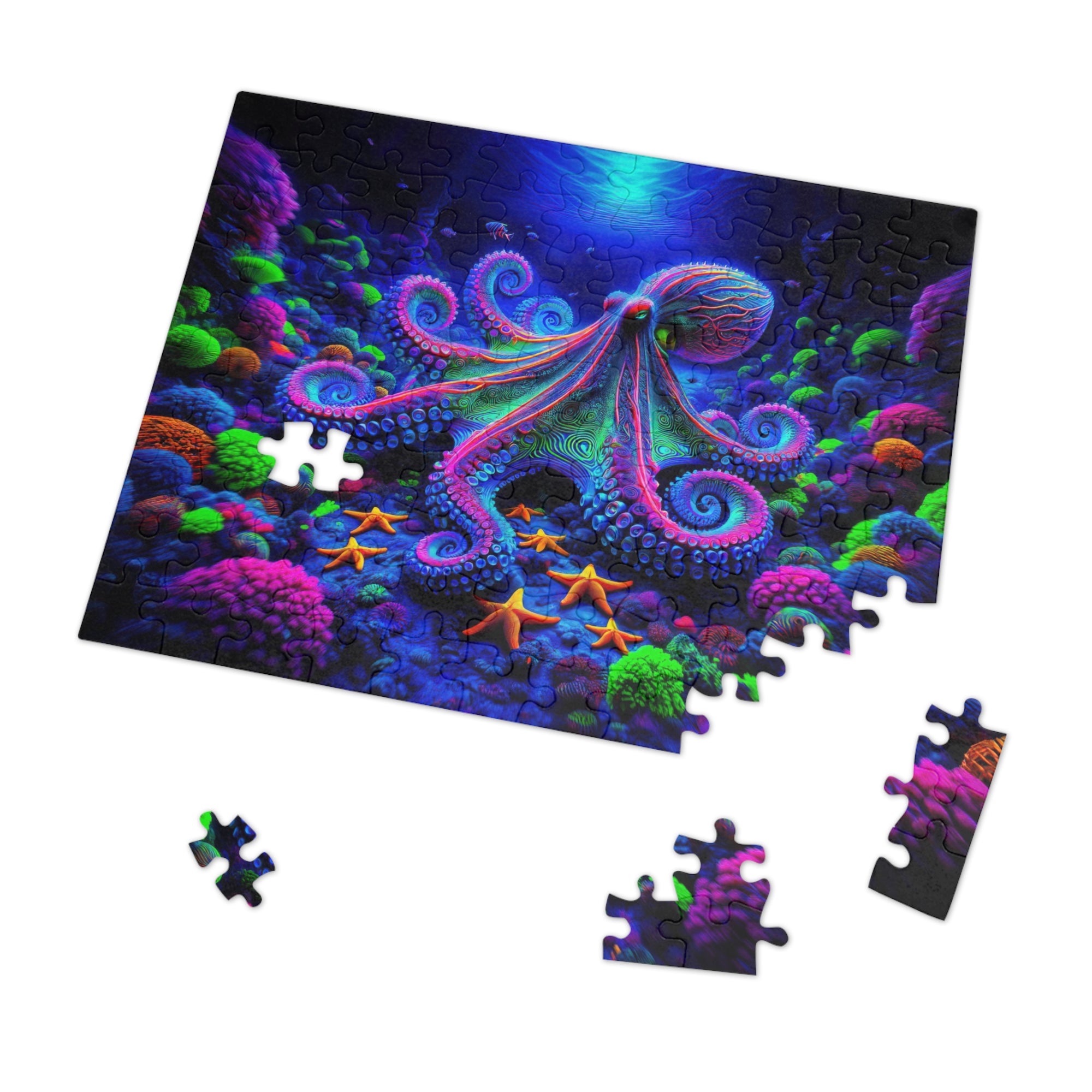 The Technicolor Depths of an Octopus Jigsaw Puzzle