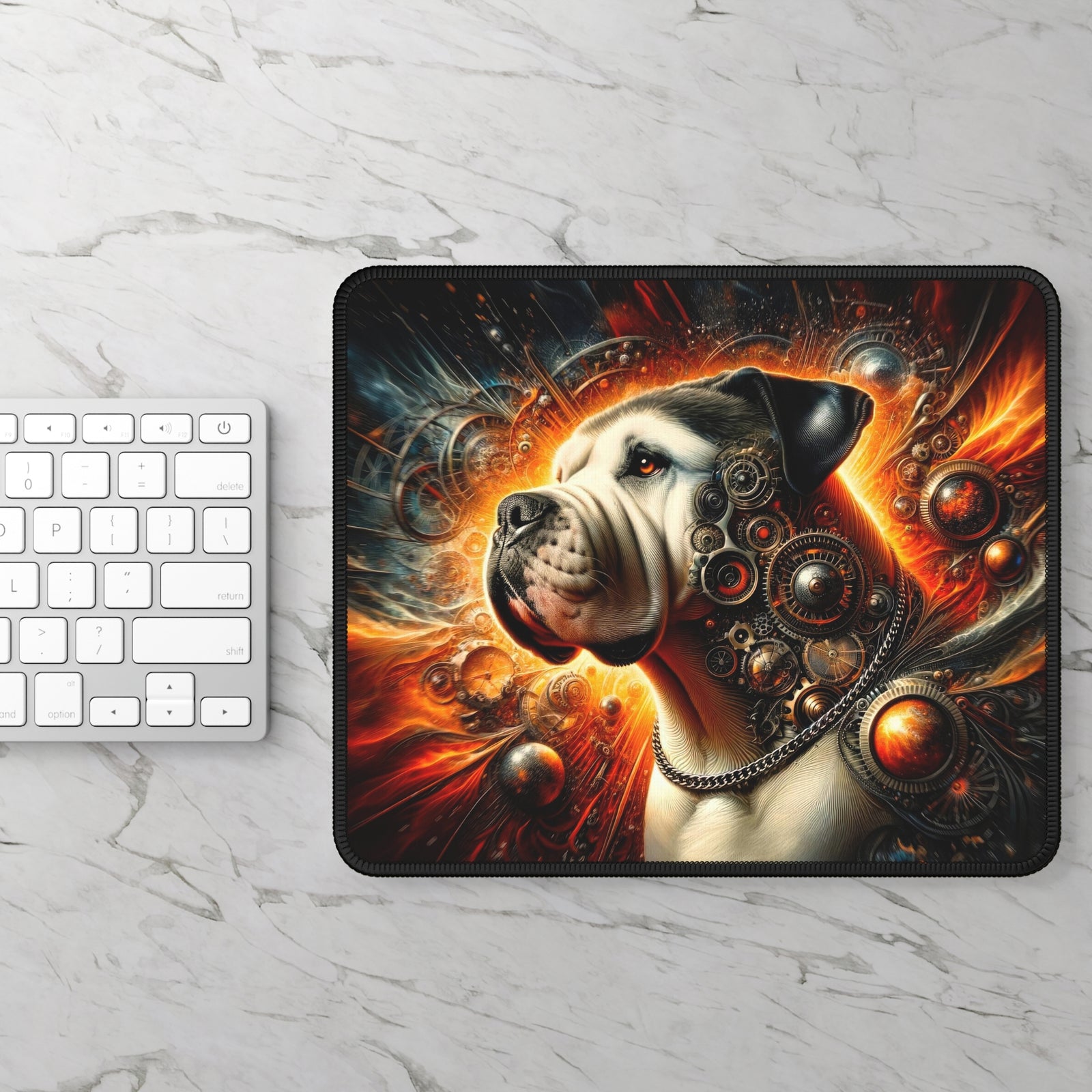 Inferno Pup Gaming Mouse Pad