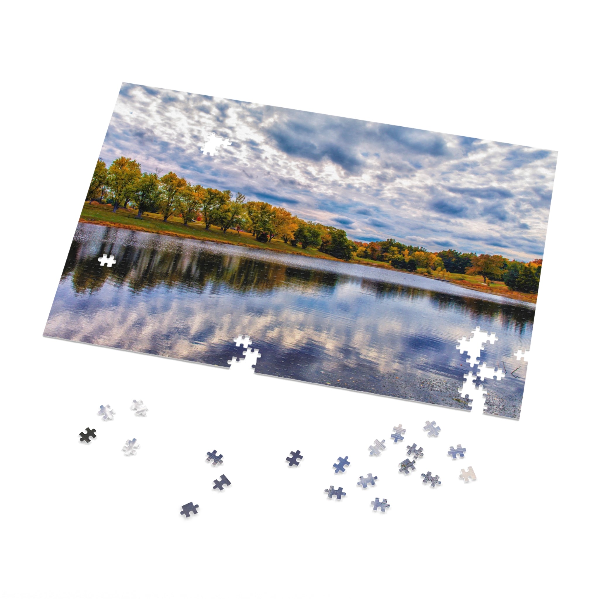 Puzzle Drame dans le ciel d'automne