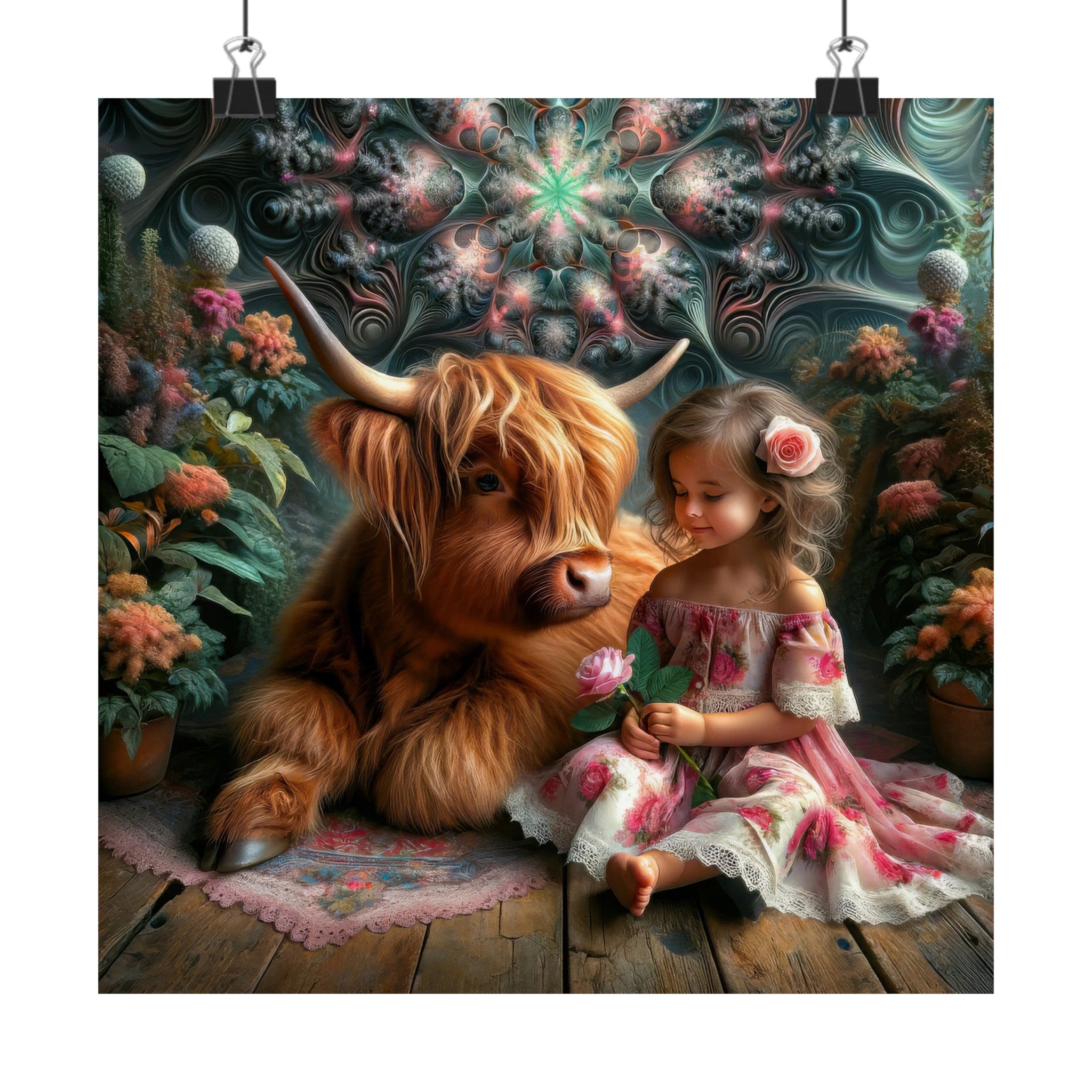 Serenity in a Surreal Sanctuary Poster