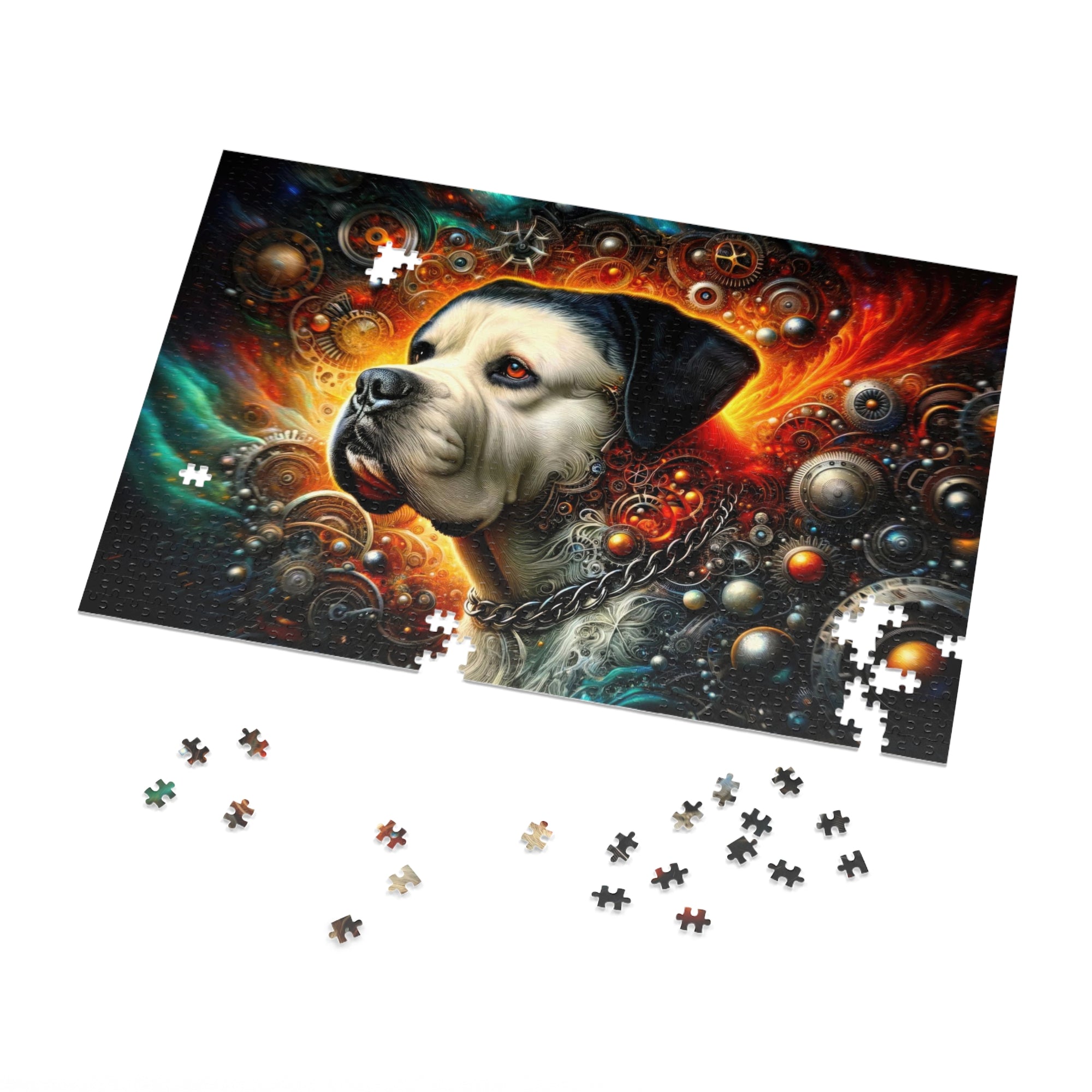 Un puzzle de constellation canine
