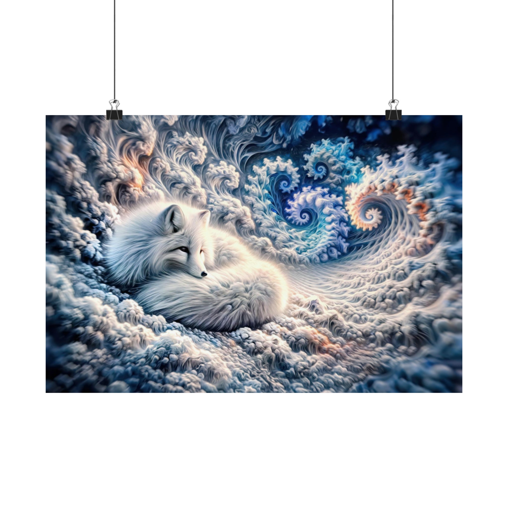 Le renard fractal Poster