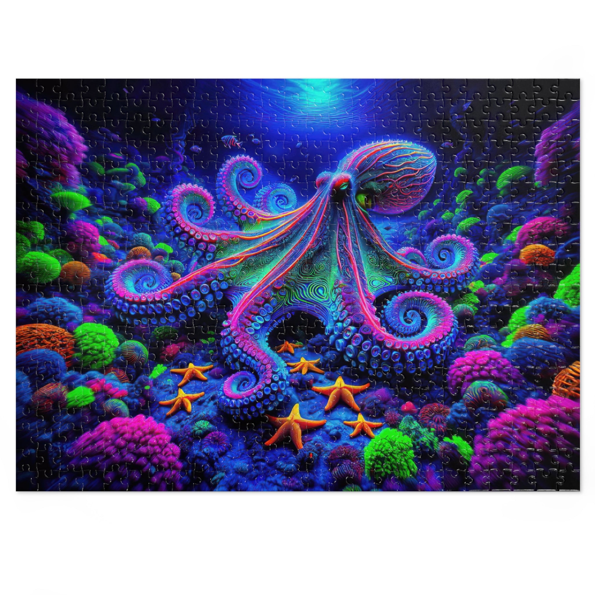 The Technicolor Depths of an Octopus Jigsaw Puzzle