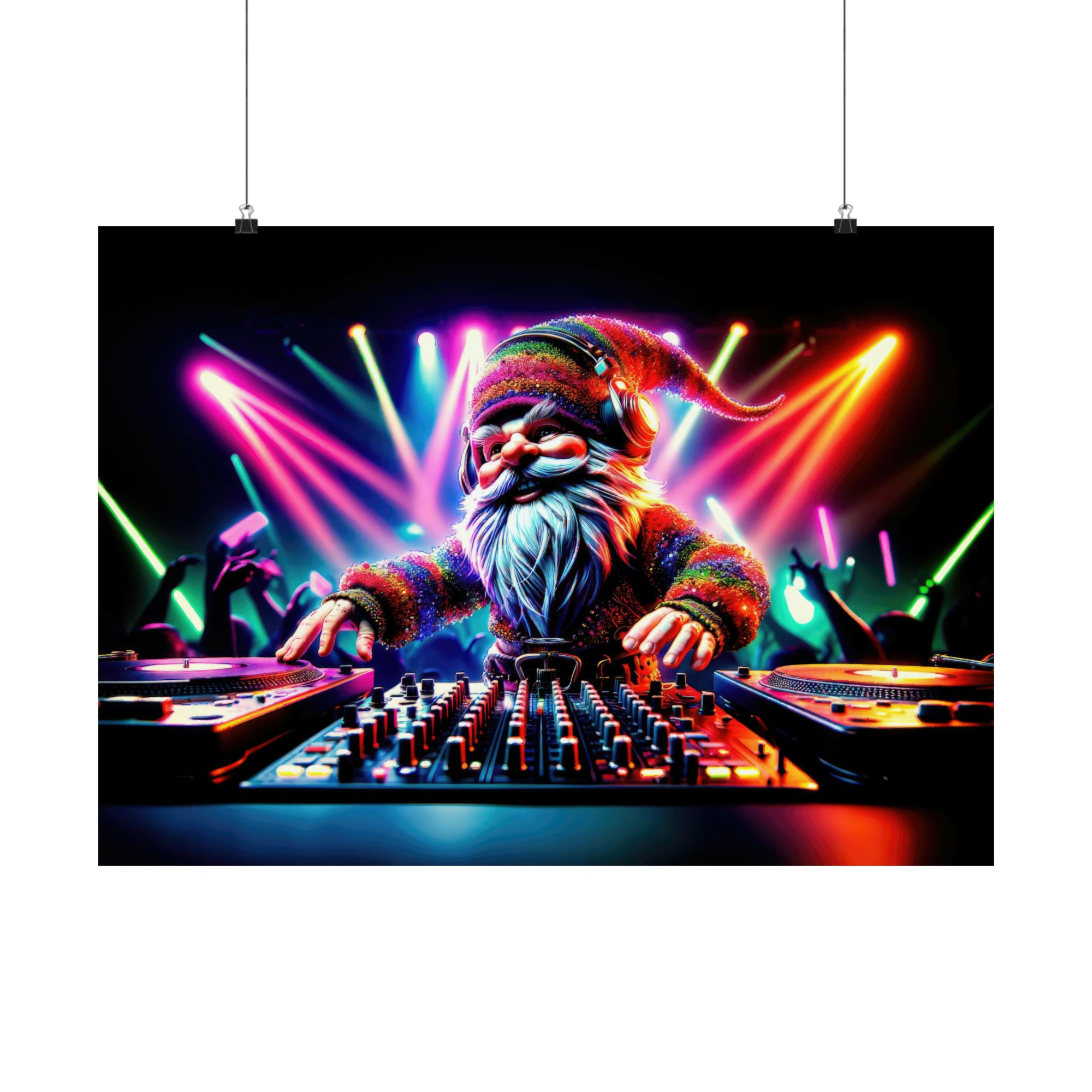 DJ Gnomes beaucoup Poster